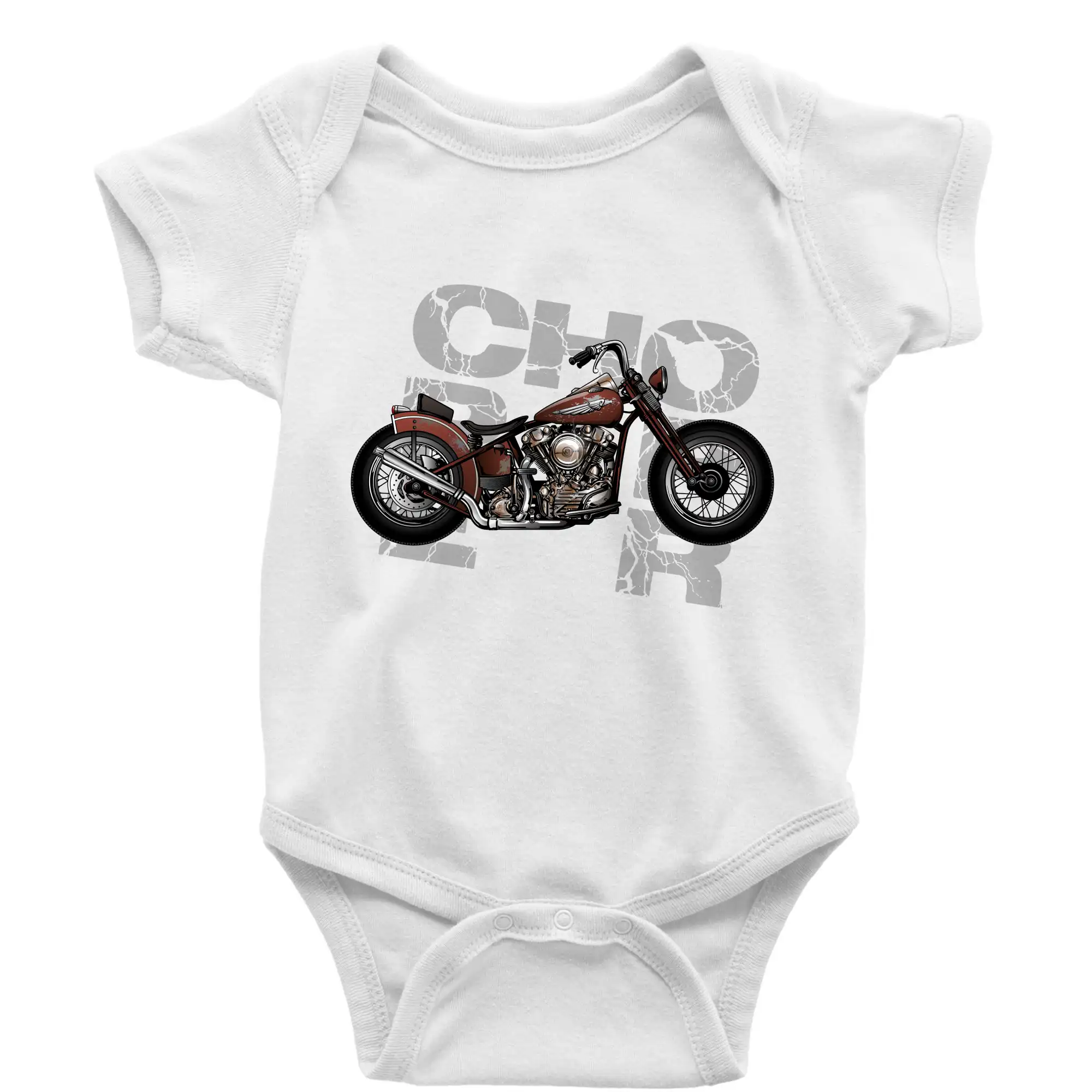 Chopper triko - Chopper 002 - Body dojčenské s krátkym rukávom