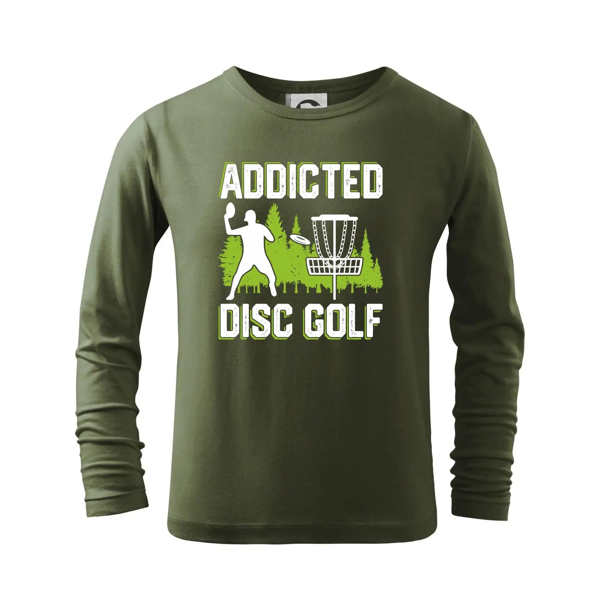 Addicted disc golf - Tričko detské Long Sleeve