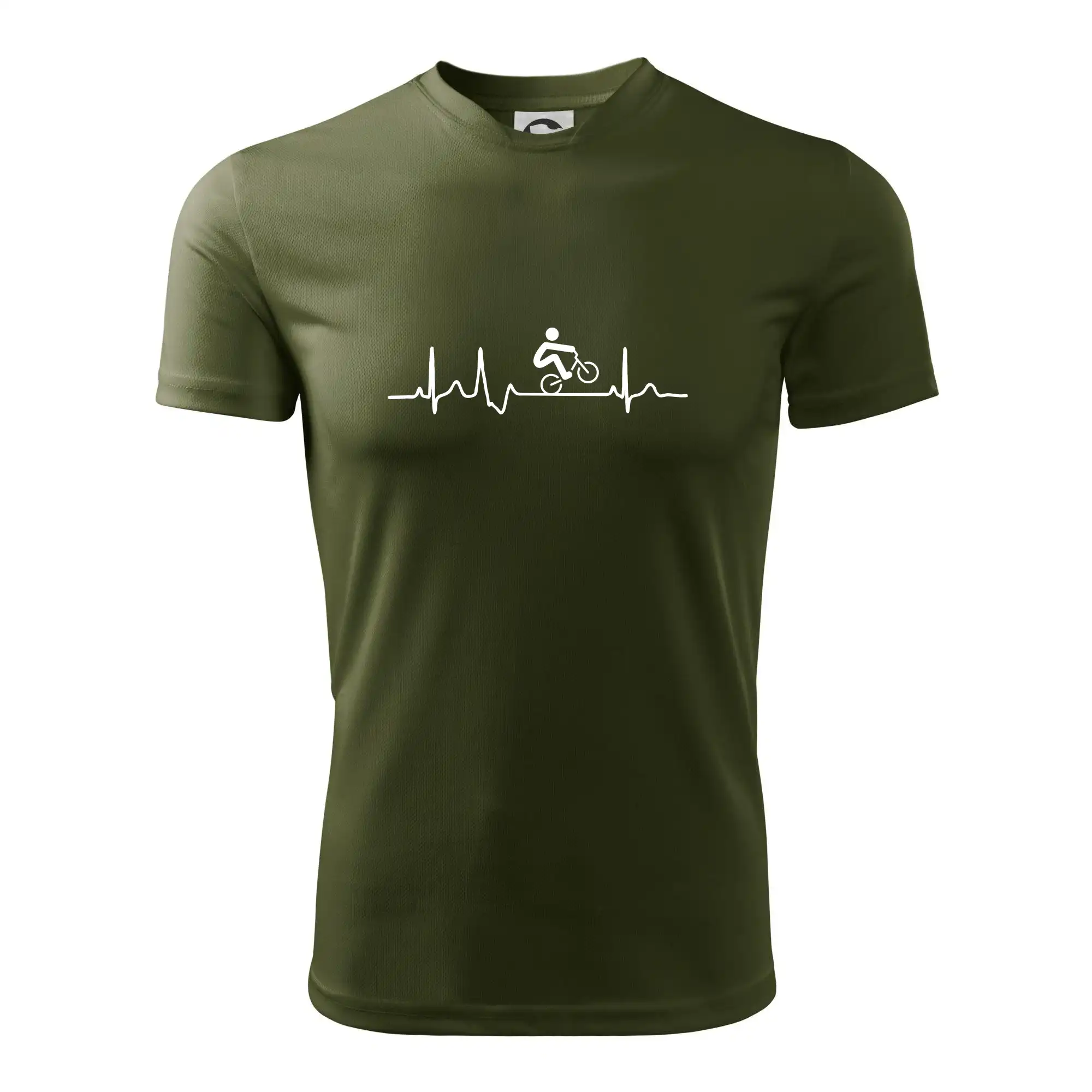 Tričko ako darček pre cyklistu - EKG BMX kolo - Pánske tričko Fantasy športové