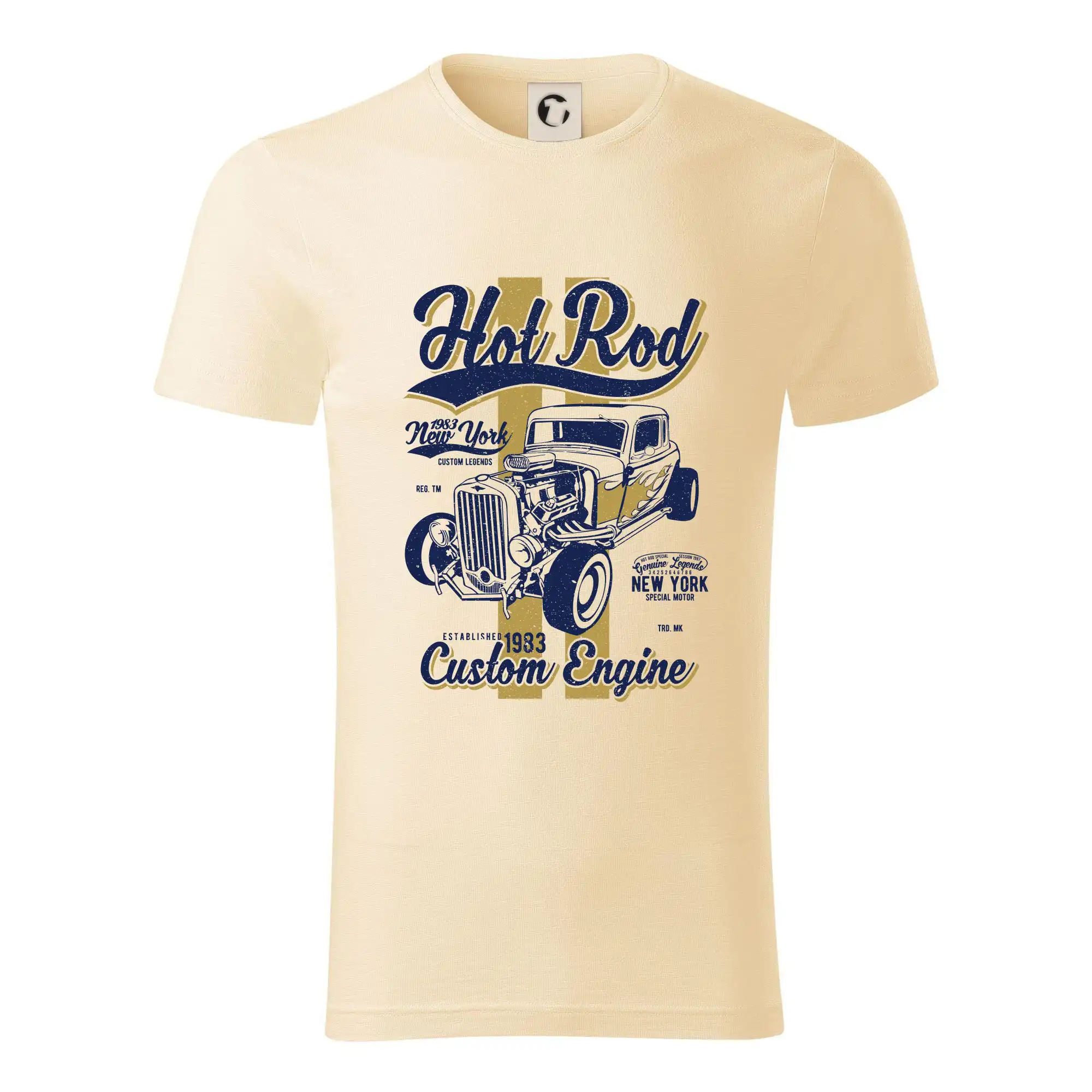 Auto tričká - Hot Rod New York - Tričko z organickej bavlny