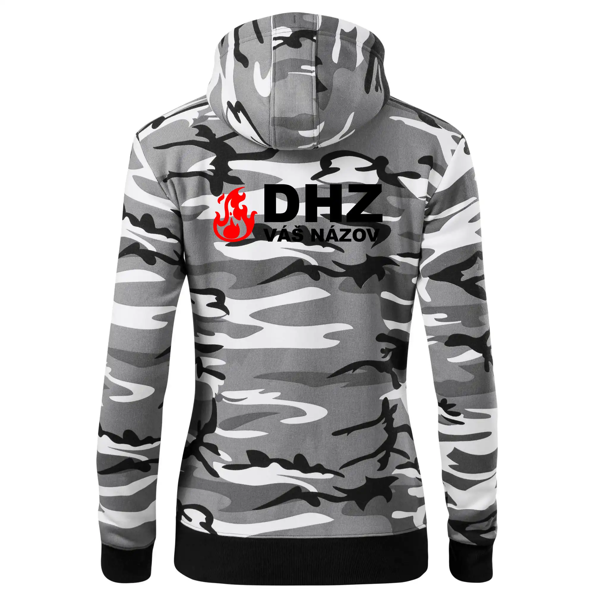 DHZ (oheň, firesport, názov sboru - vlastný nápis)