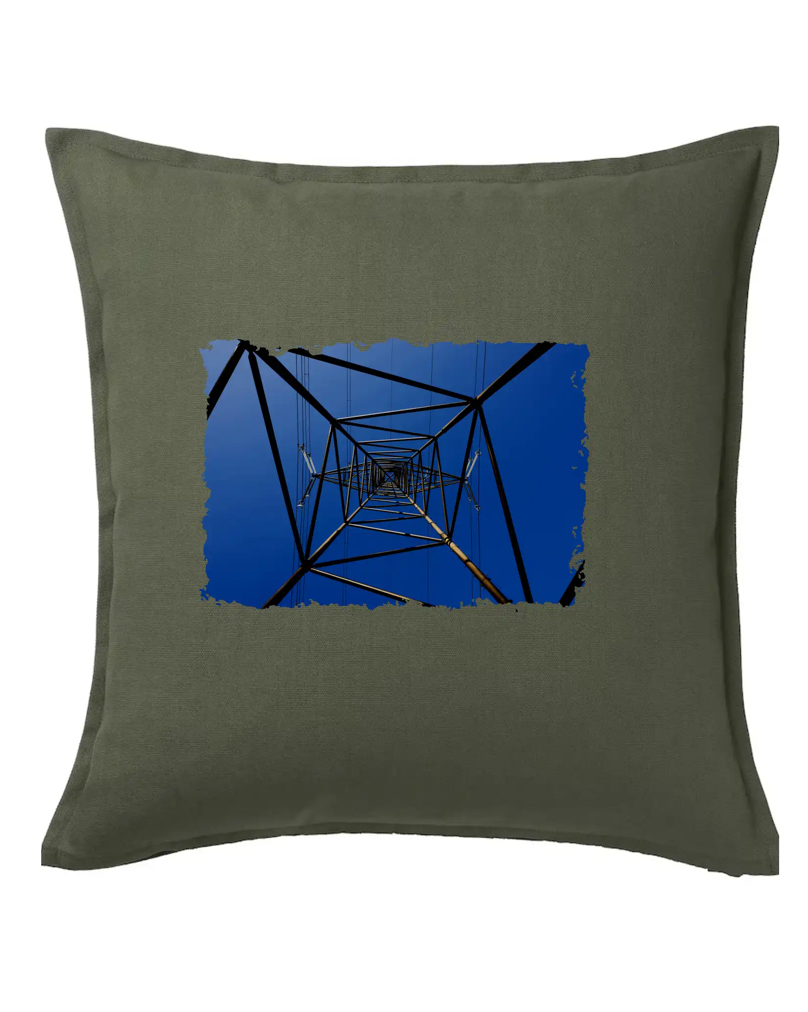 Vtipné tričká do práce - Stožiar vysokého napätia zospodu - Vankúš 50x50