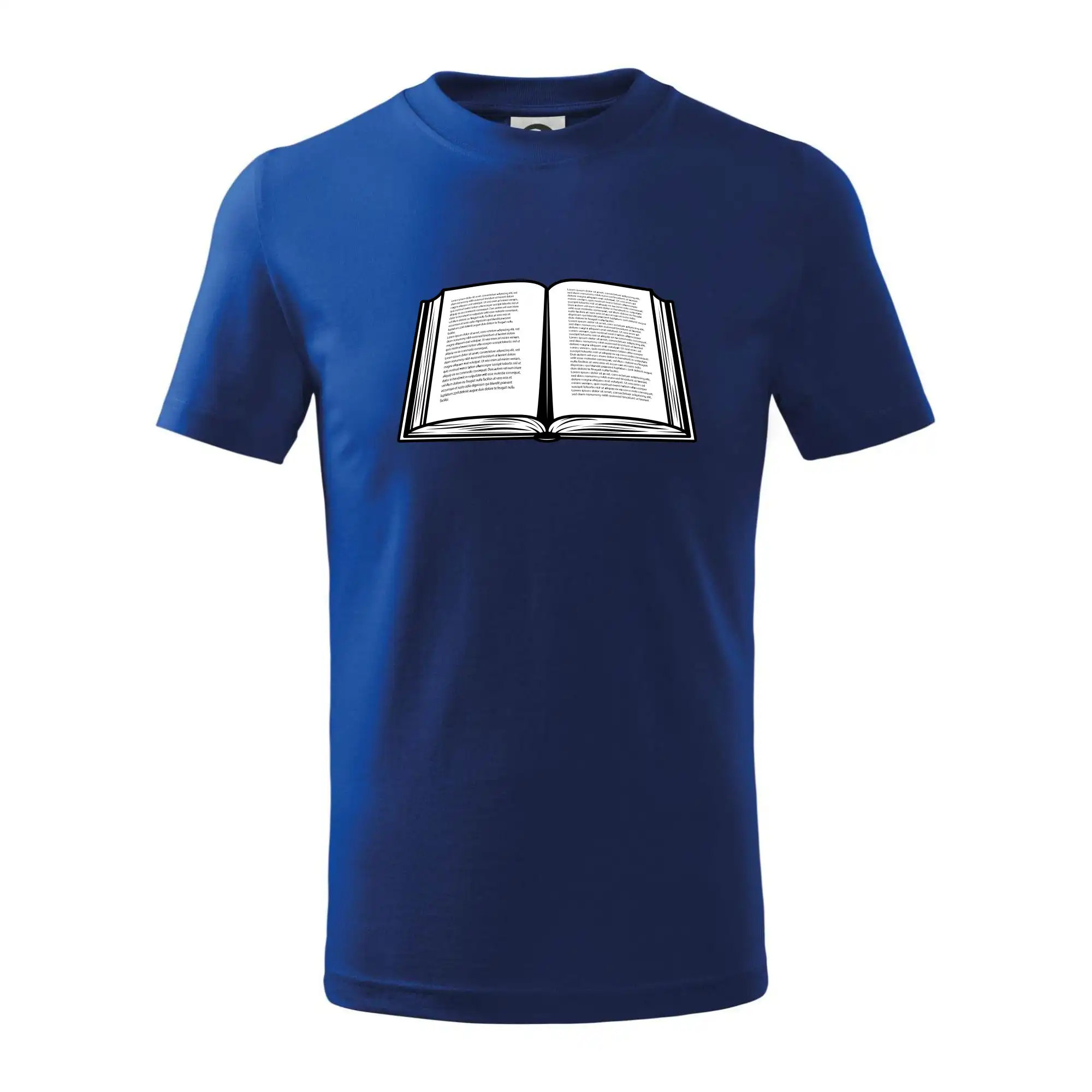 Kniha černobílá otevřená s textem