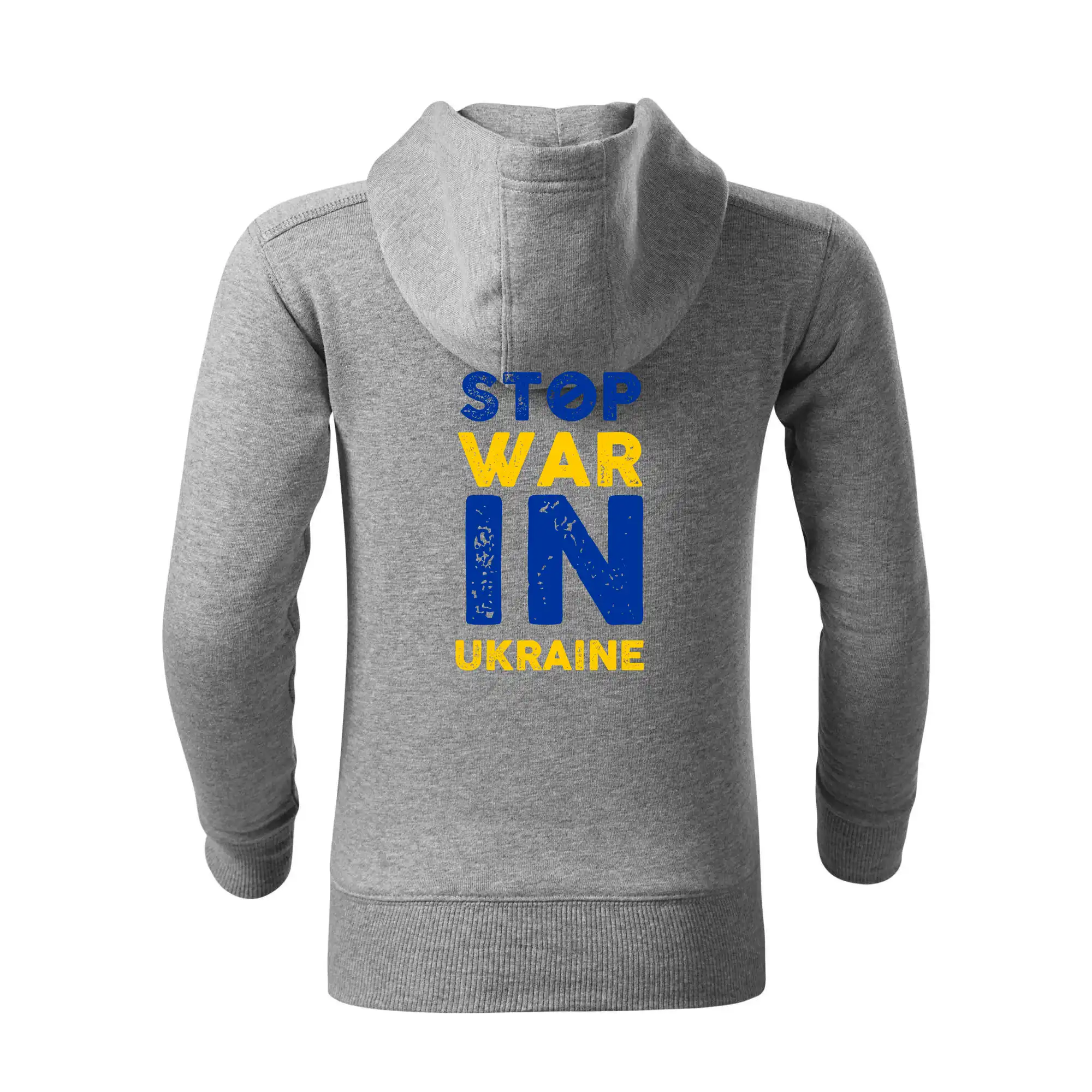 Barevný nápis Stop war in ukraine