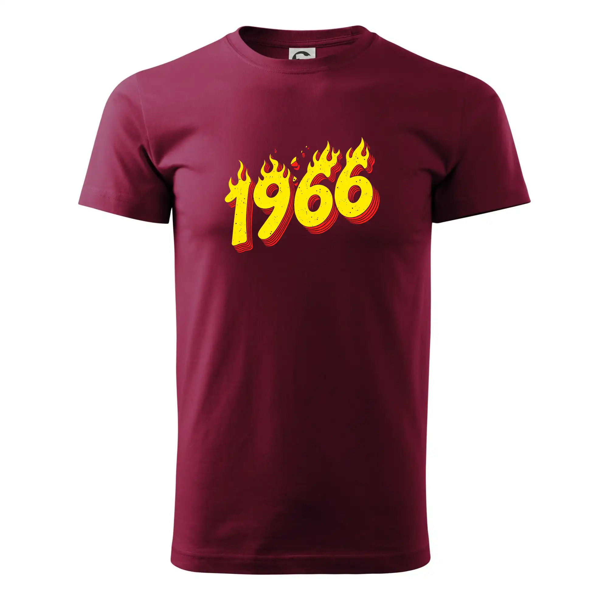 Trička s ročníkom 1966 - Narodeniny v ohni 1966 - Klasické pánske tričko vyššej gramáže