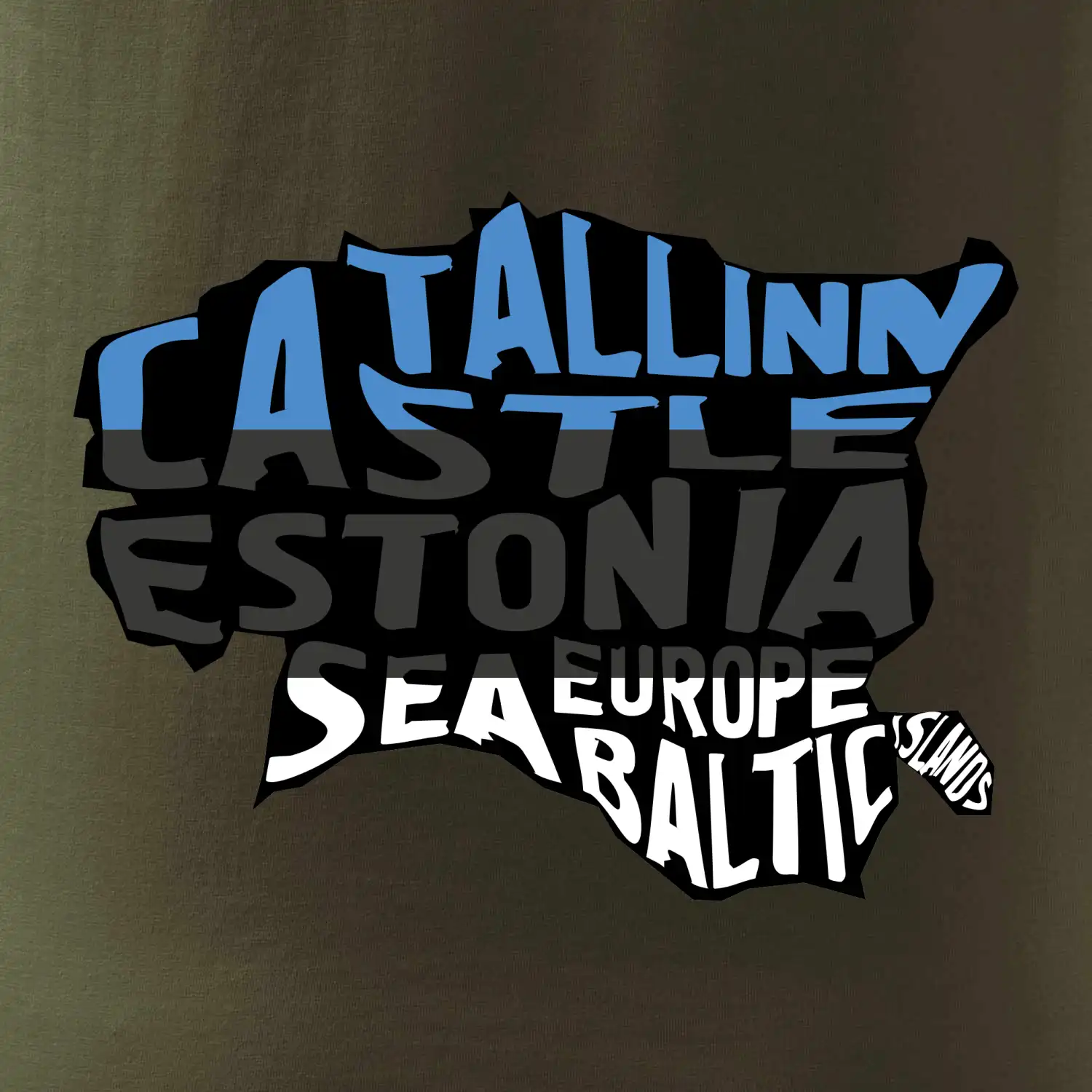 Mapy - názvy měst - Estonsko