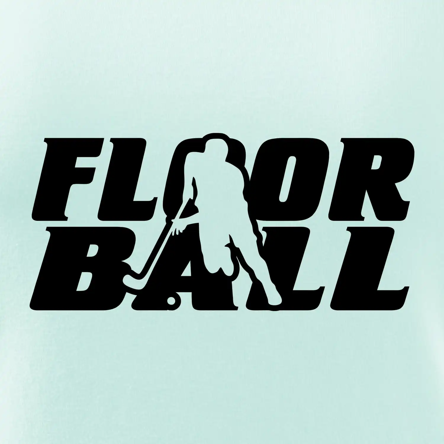 Floorball nápis rovný