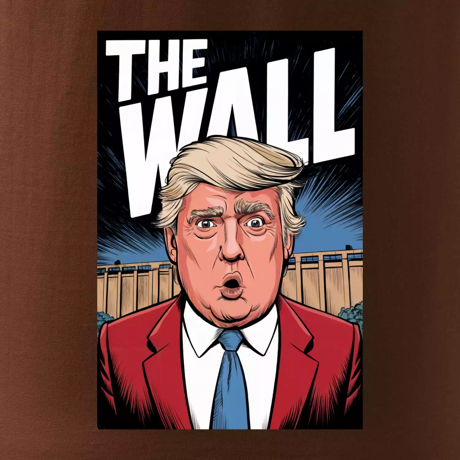The wall Trump
