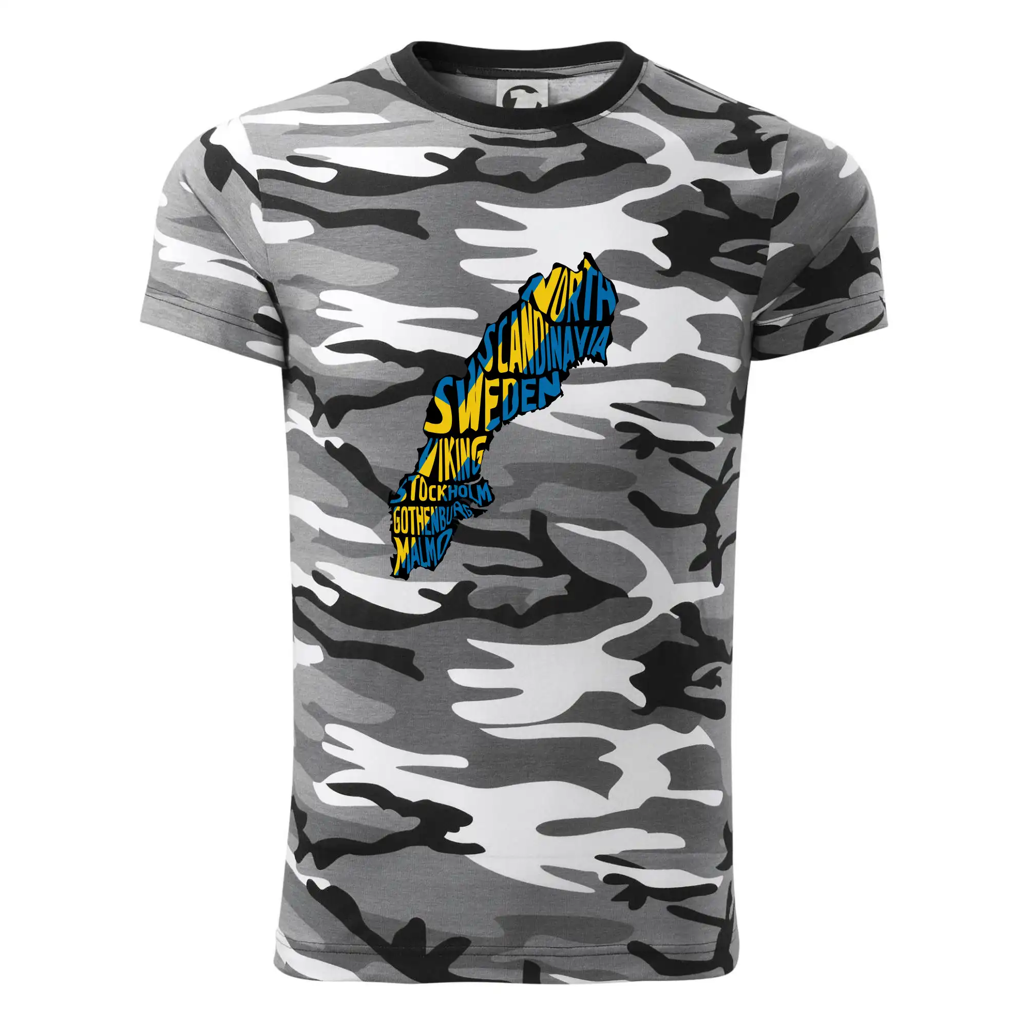 Mapy - názvy měst - Švédsko