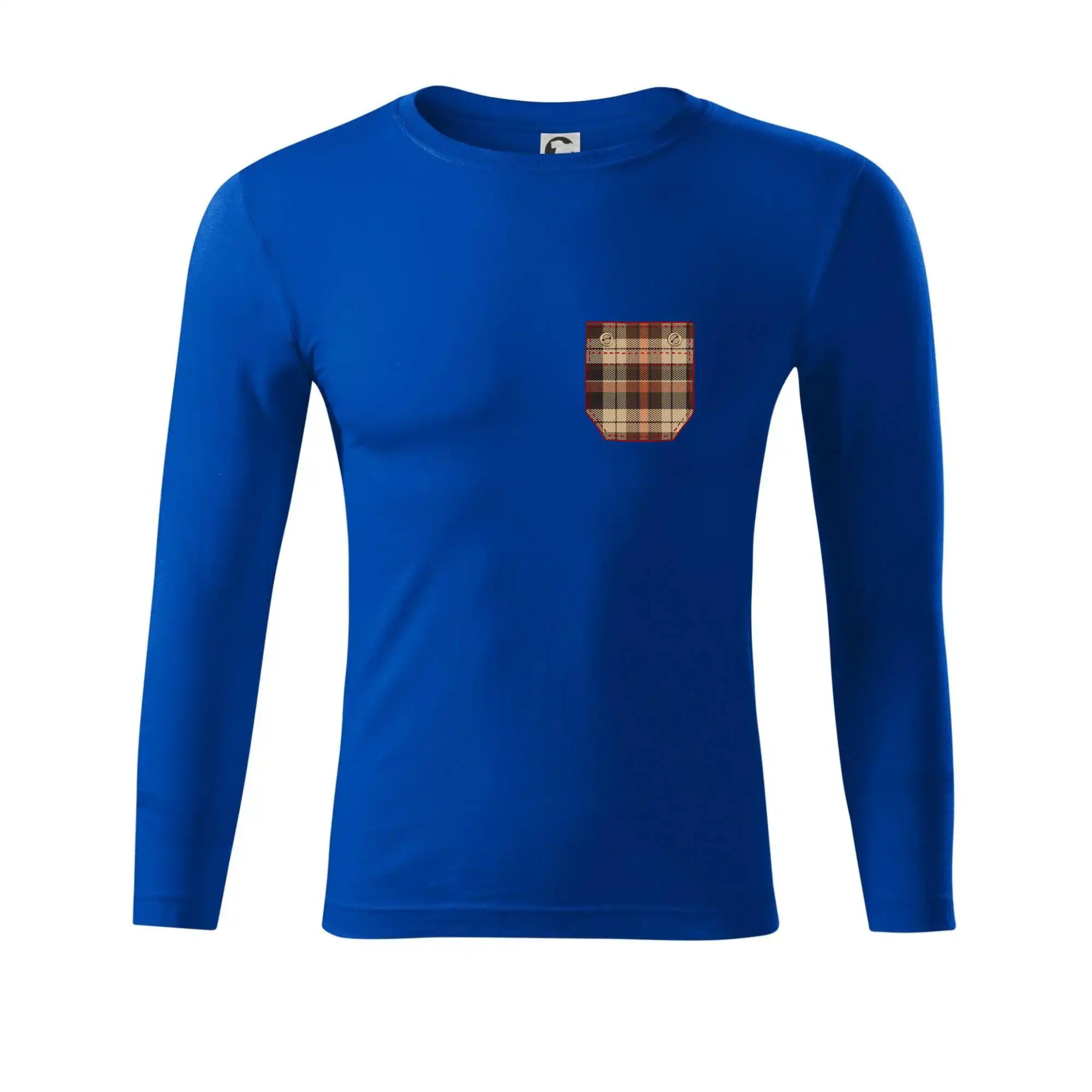 Flanelové triko hnědé