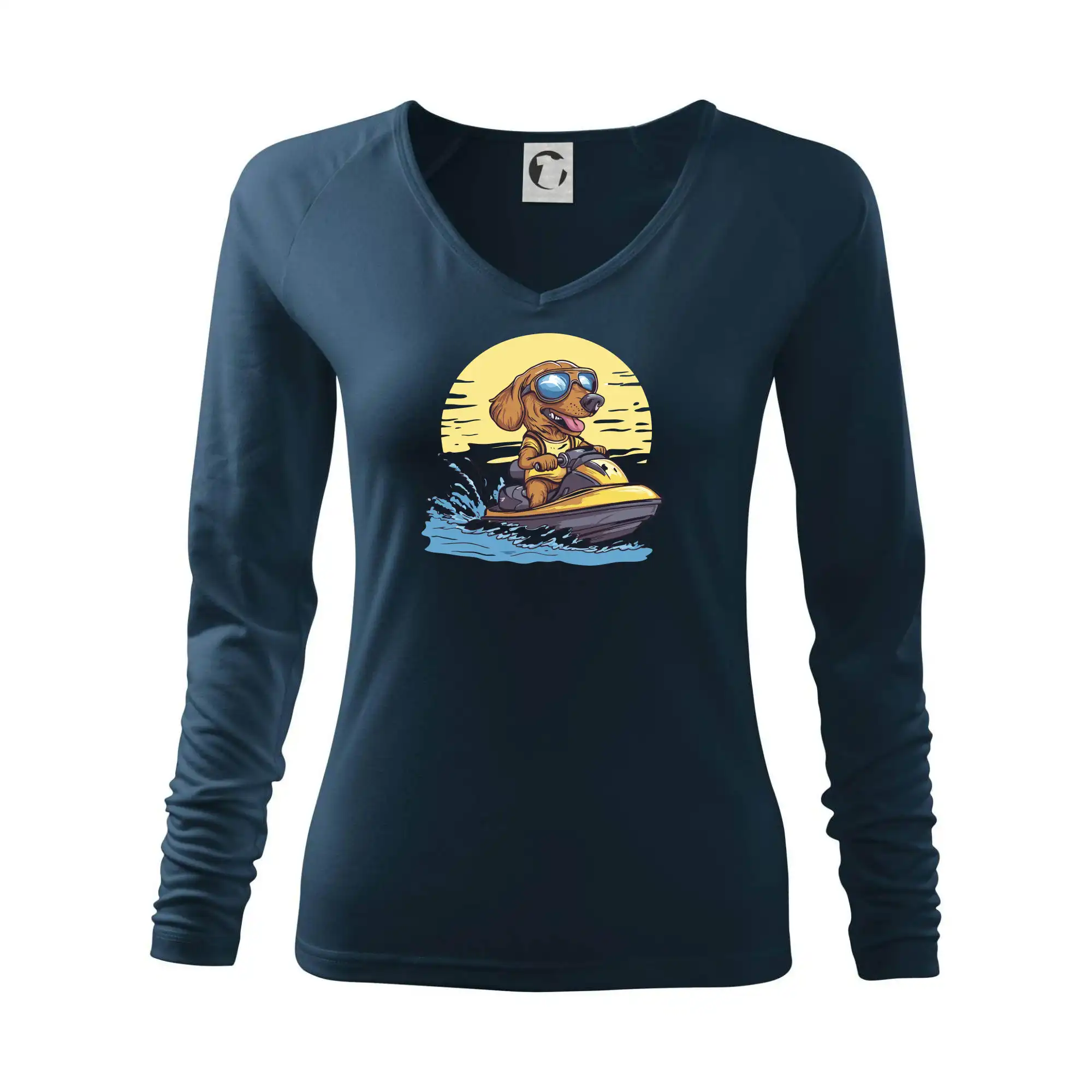 Jezevčík na vodním skútru