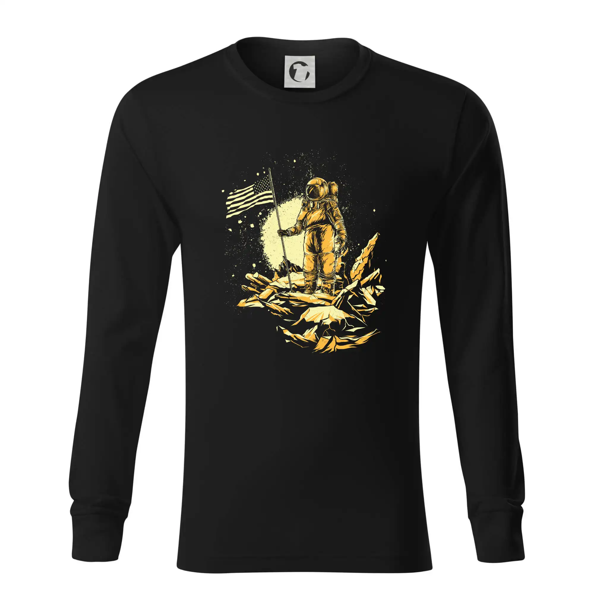 Vesmirne tričká - The American Astronaut - Tričko s dlhým rukávom LS R05