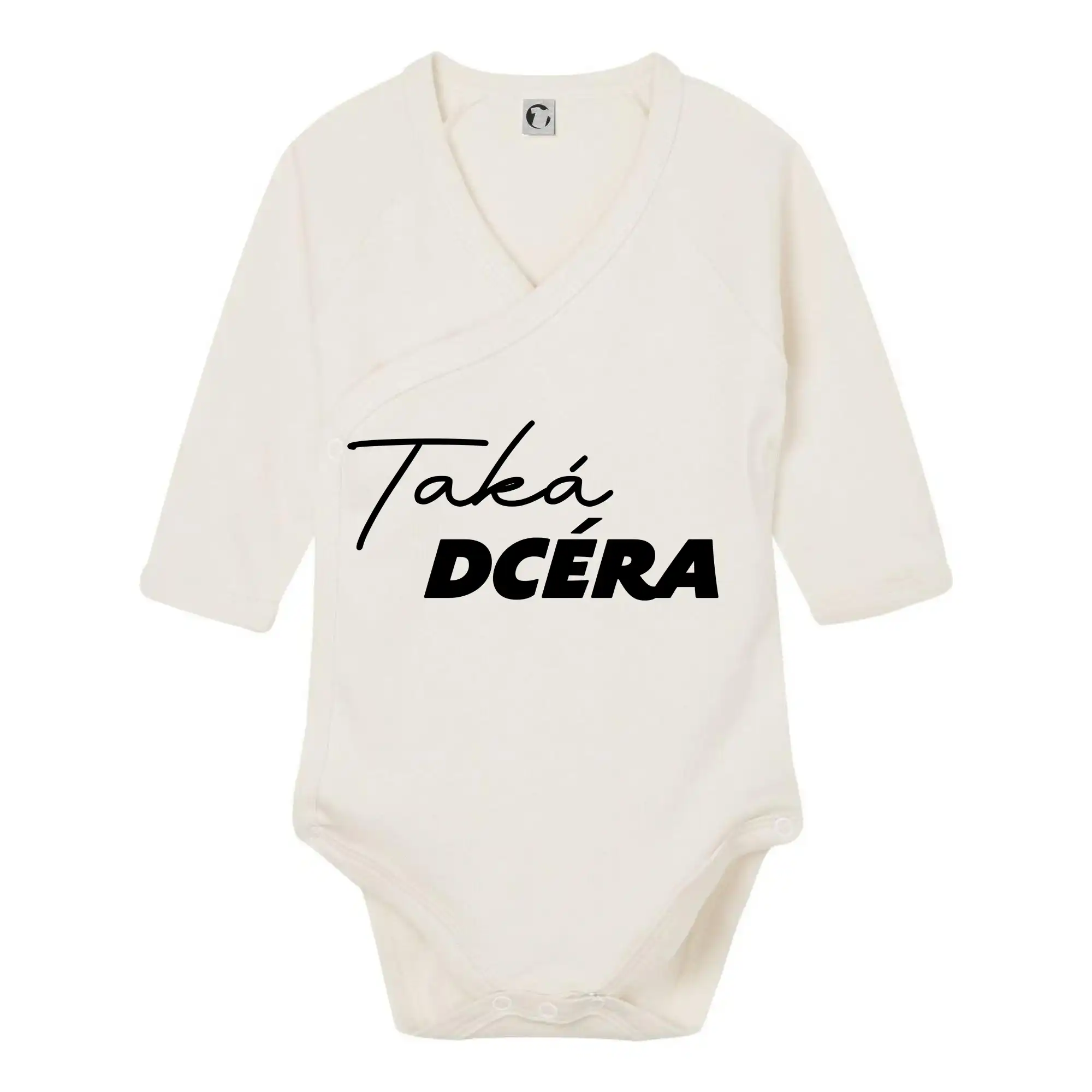 Najlepší darček pre otecka ku dňu otcov - Taká dcéra písacia - Body zavinovacie s dlhým rukávom