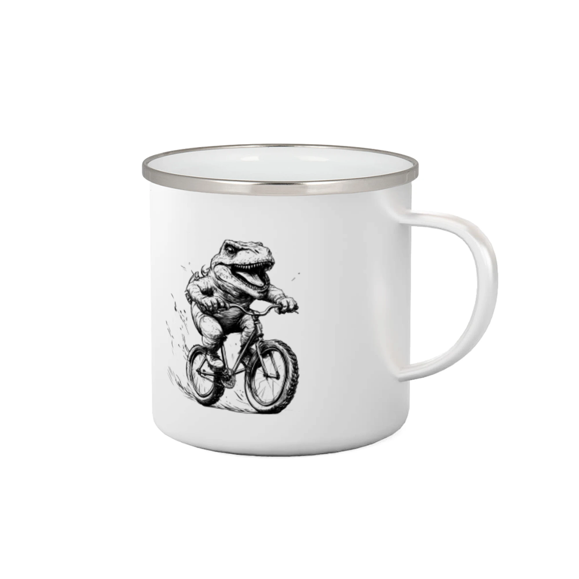 Naštvaný Dinosaurus na kole