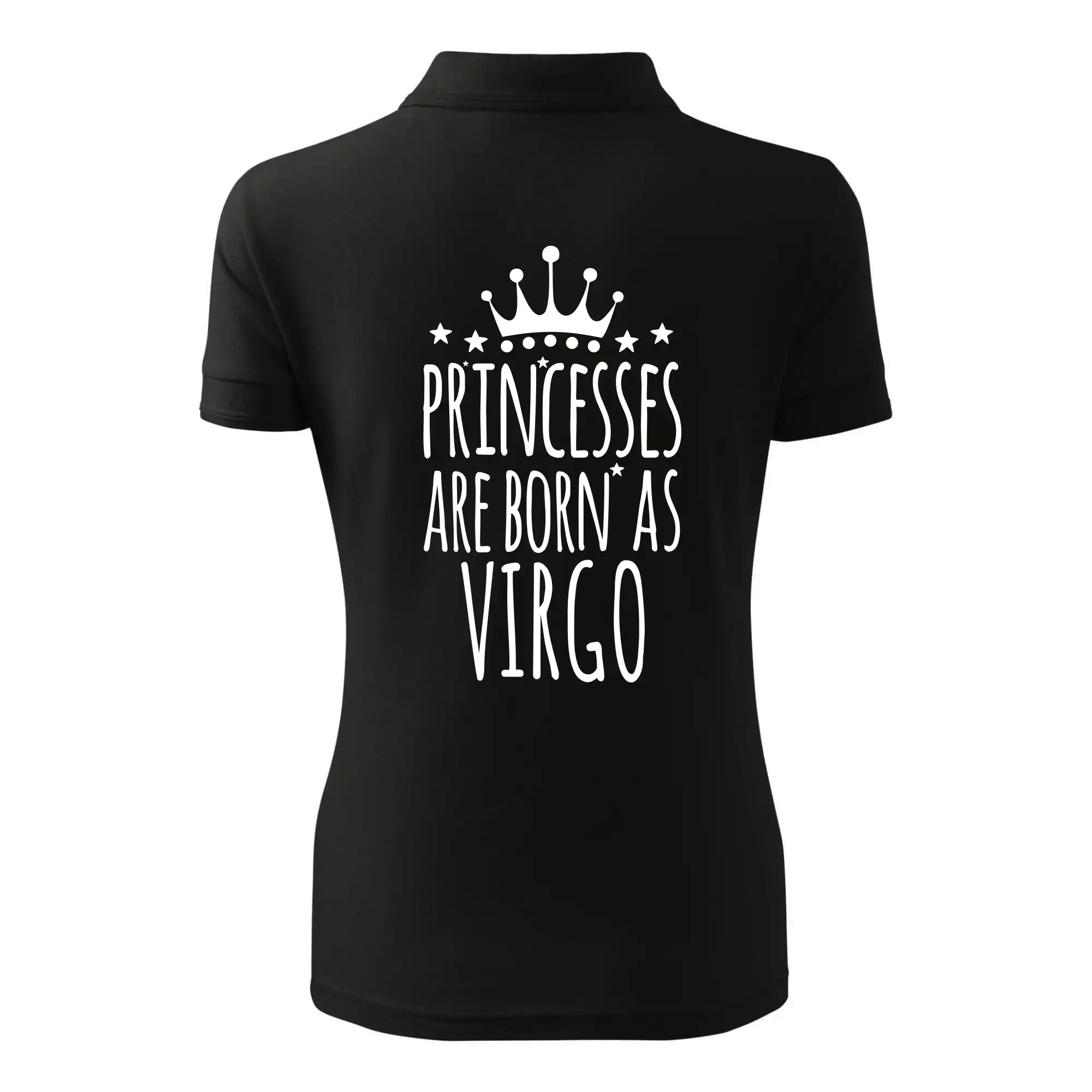 Tričká panna - Princesses are born as Virgo - Panna - Polokošeľa dámska Pique Polo