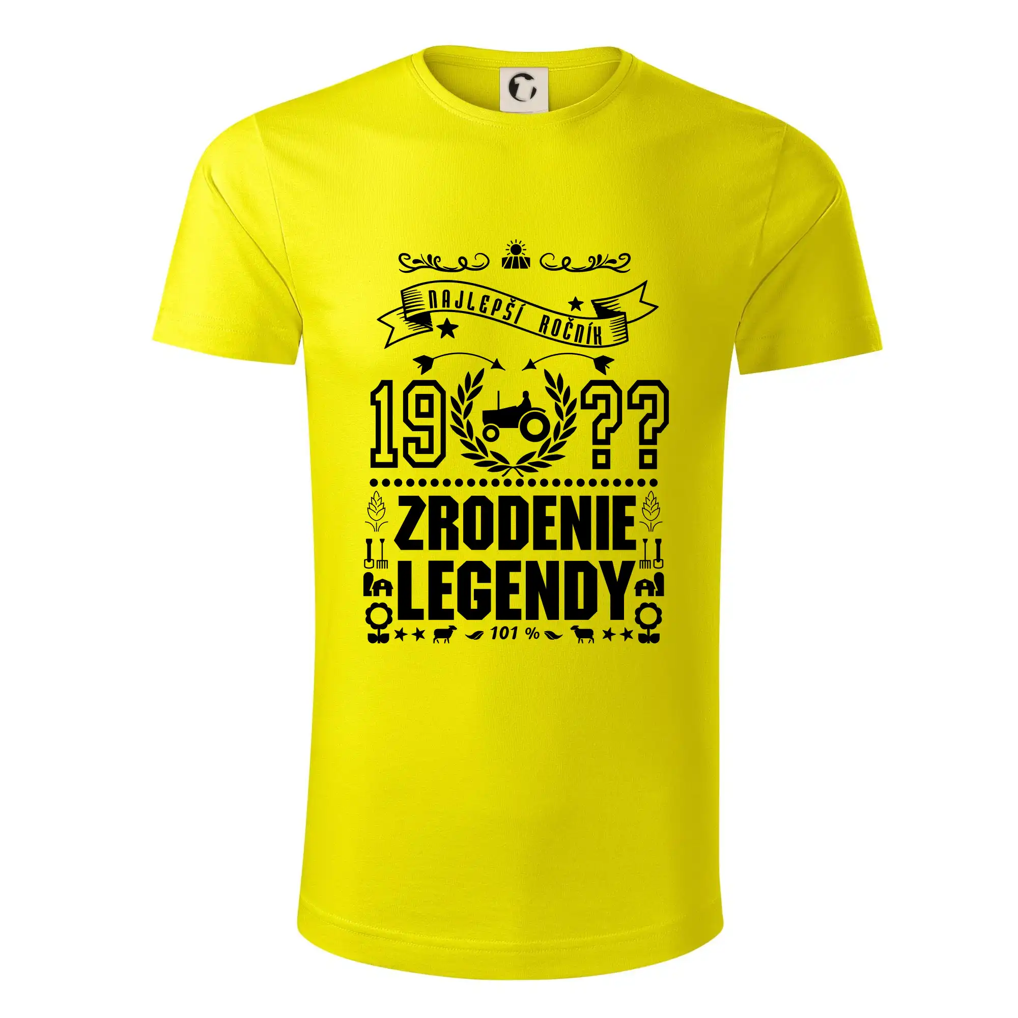 Trička Zrodenie legendy - Zrodenie legendy  pre traktoristu - Tričko z organickej bavlny