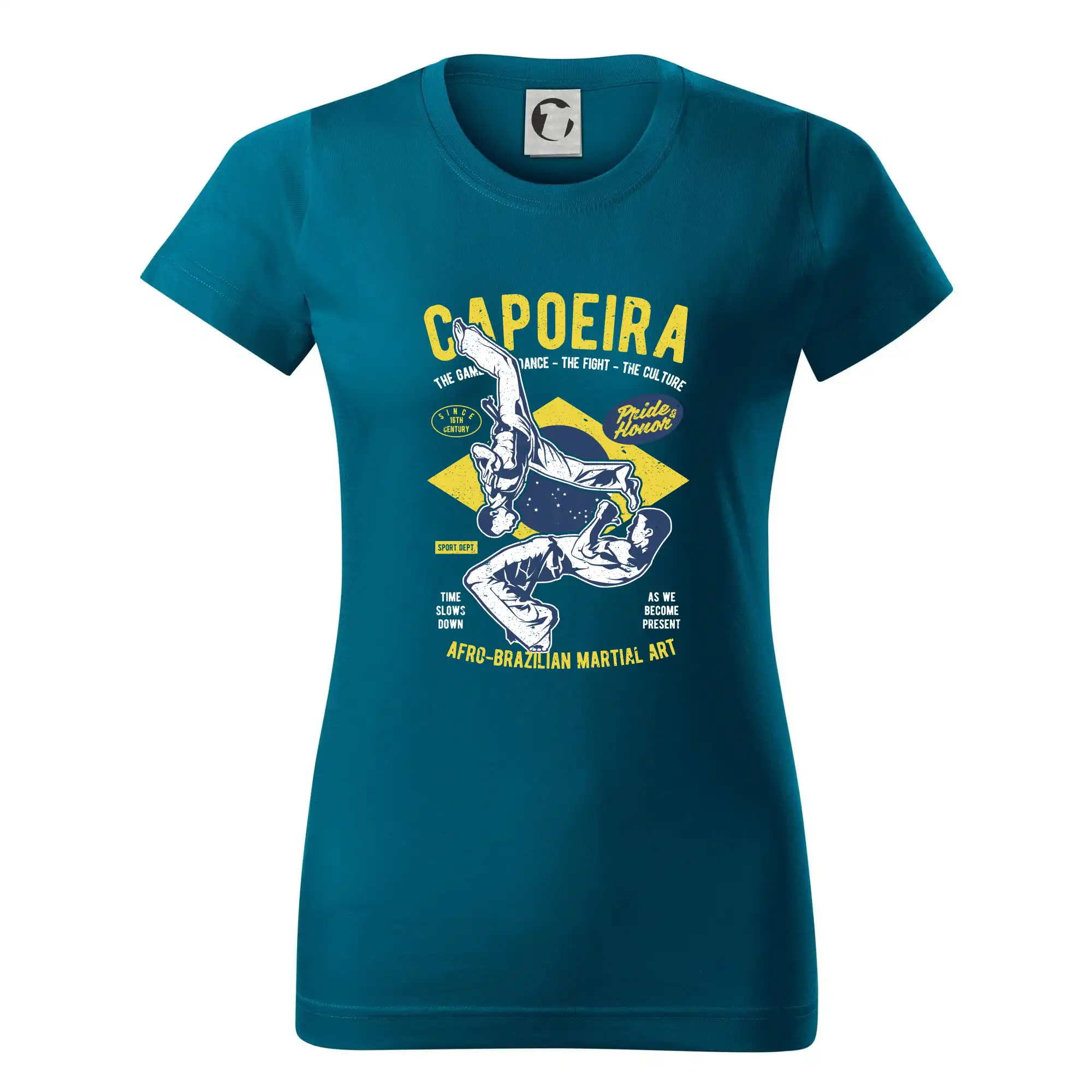 Tričká Capoeira - Capoeira  Afro-brazil art - Dámske tričko basic - ľahko voľnejšie a dlhšie