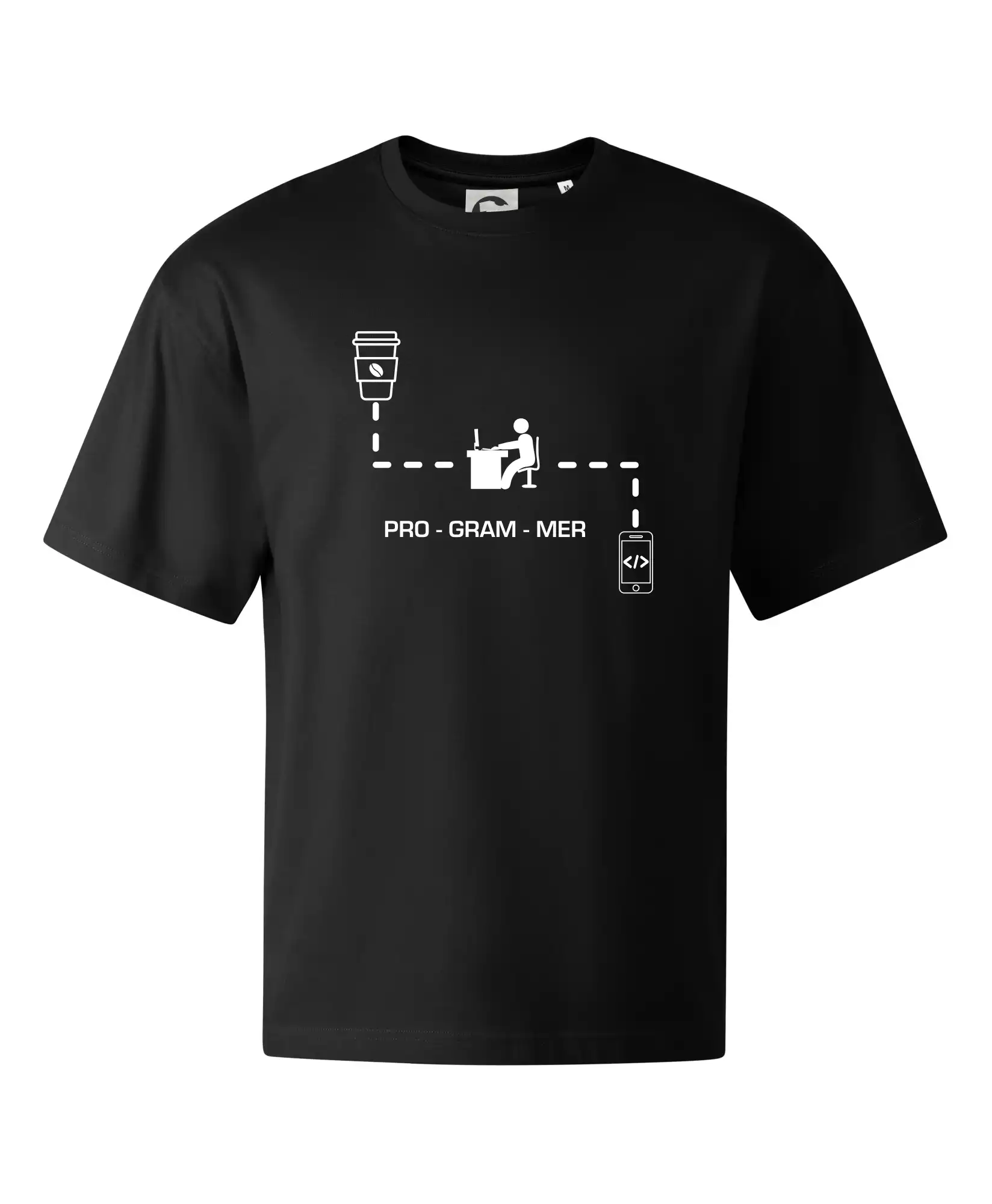 Tričká pre ajťákov - Programátor mobil - Stage unisex - OVERSIZE