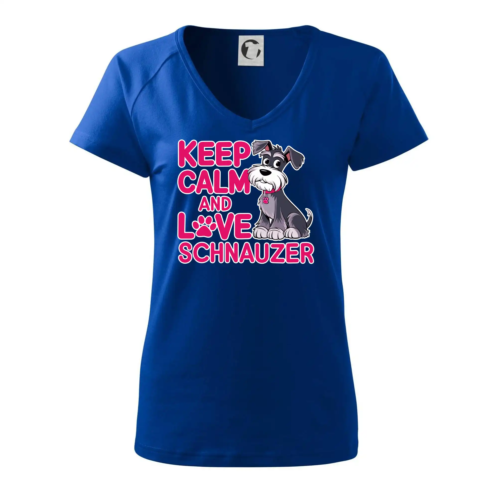 Ostatné psie plemená - Keep calm and love Schnauzer - Tričko dámske Dream