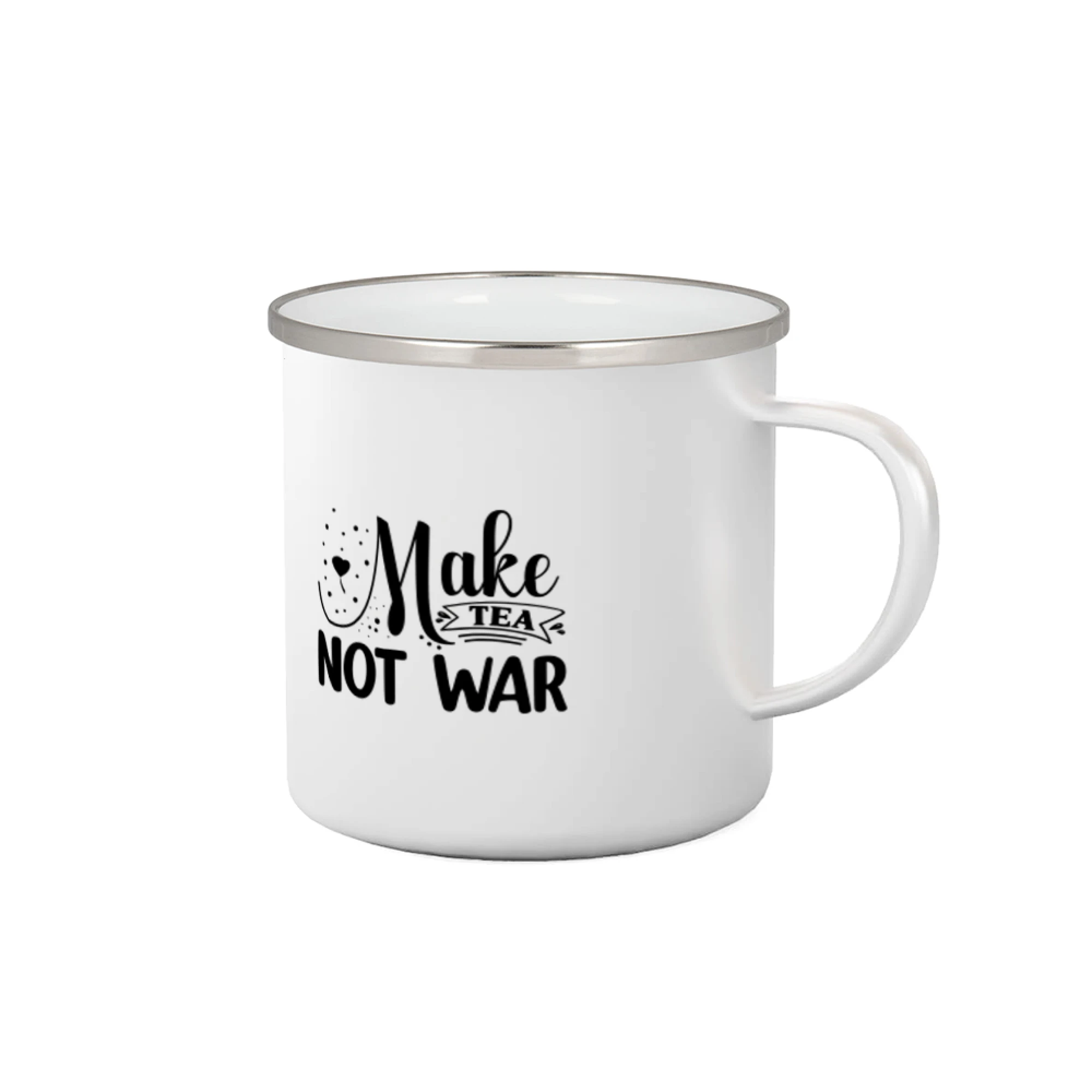 Tričká s vlajkou ukrajiny - Make tea not war - Plecháčik