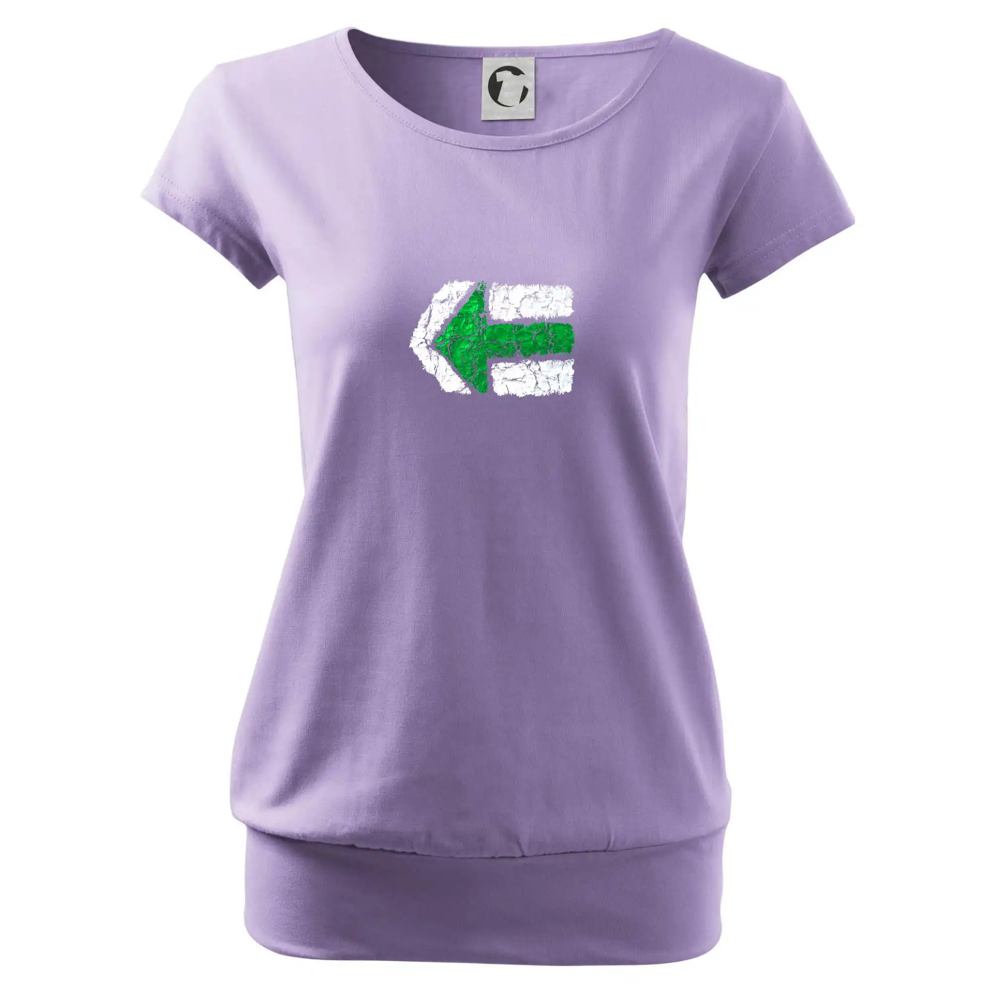 Trička na kempovanie - Párová turistická značka zelená - Voľné tričko city