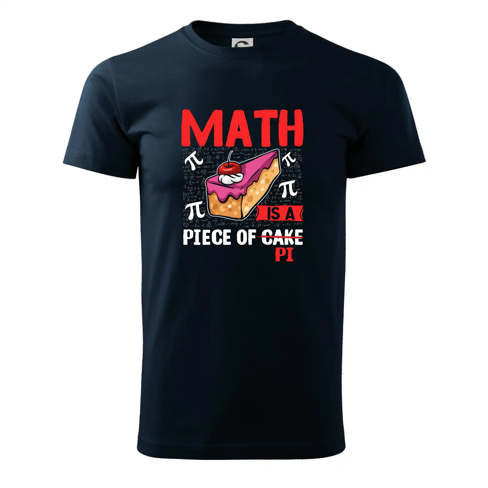 Vtipné tričká pre matematiky - Math piece of pi - Pánske tričko nižšej gramáže