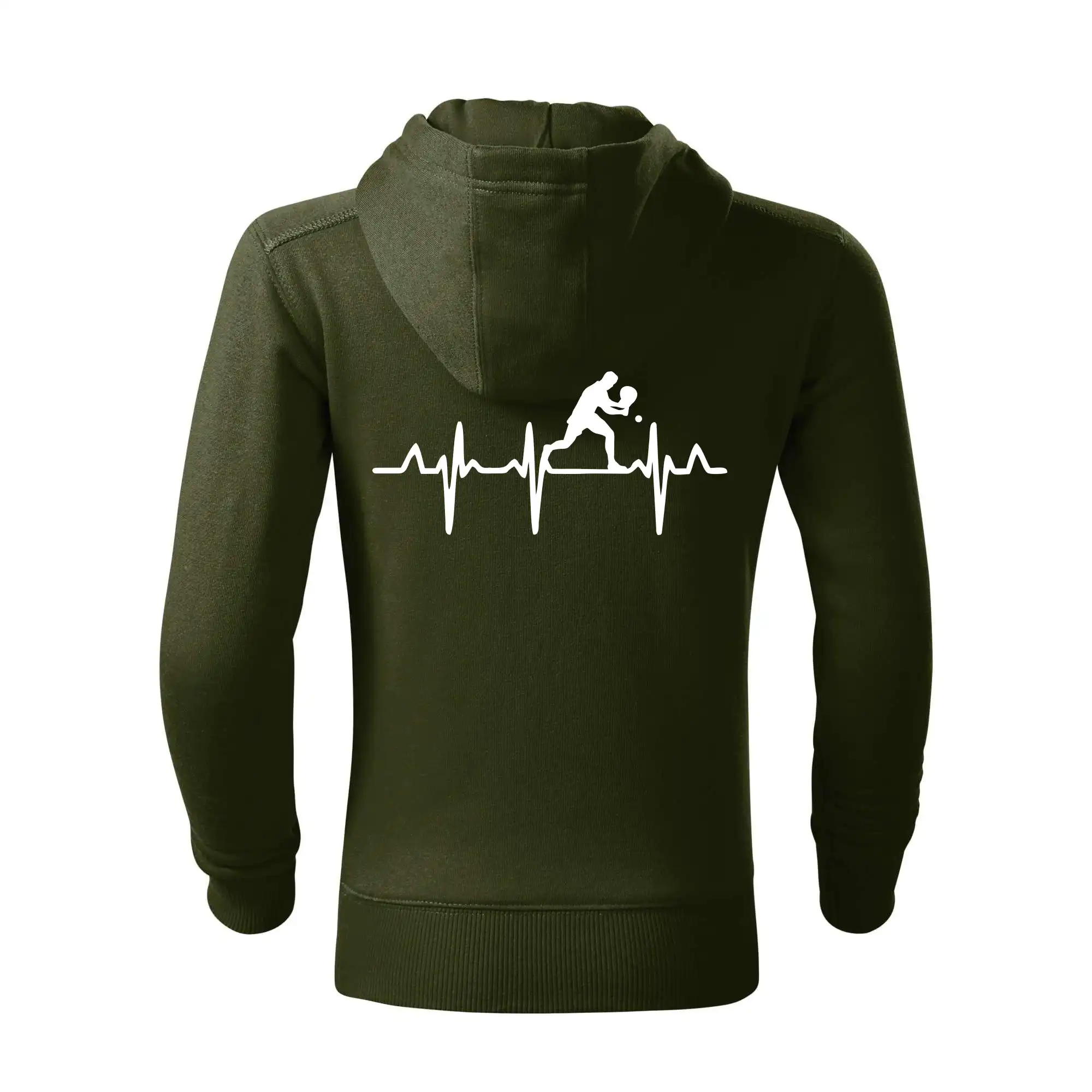 EKG stolní tenista stojící