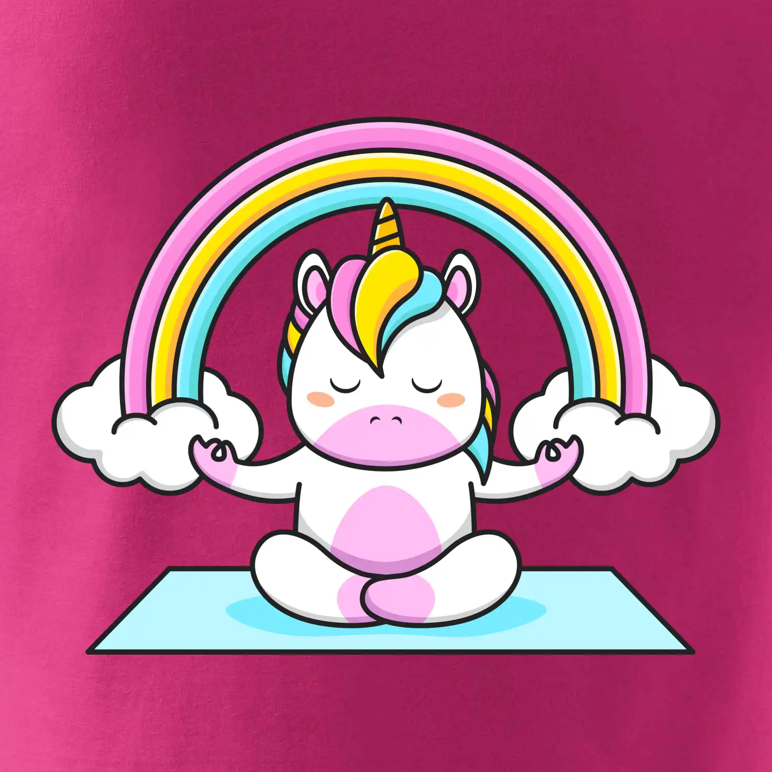 Yoga jednorožec - duha