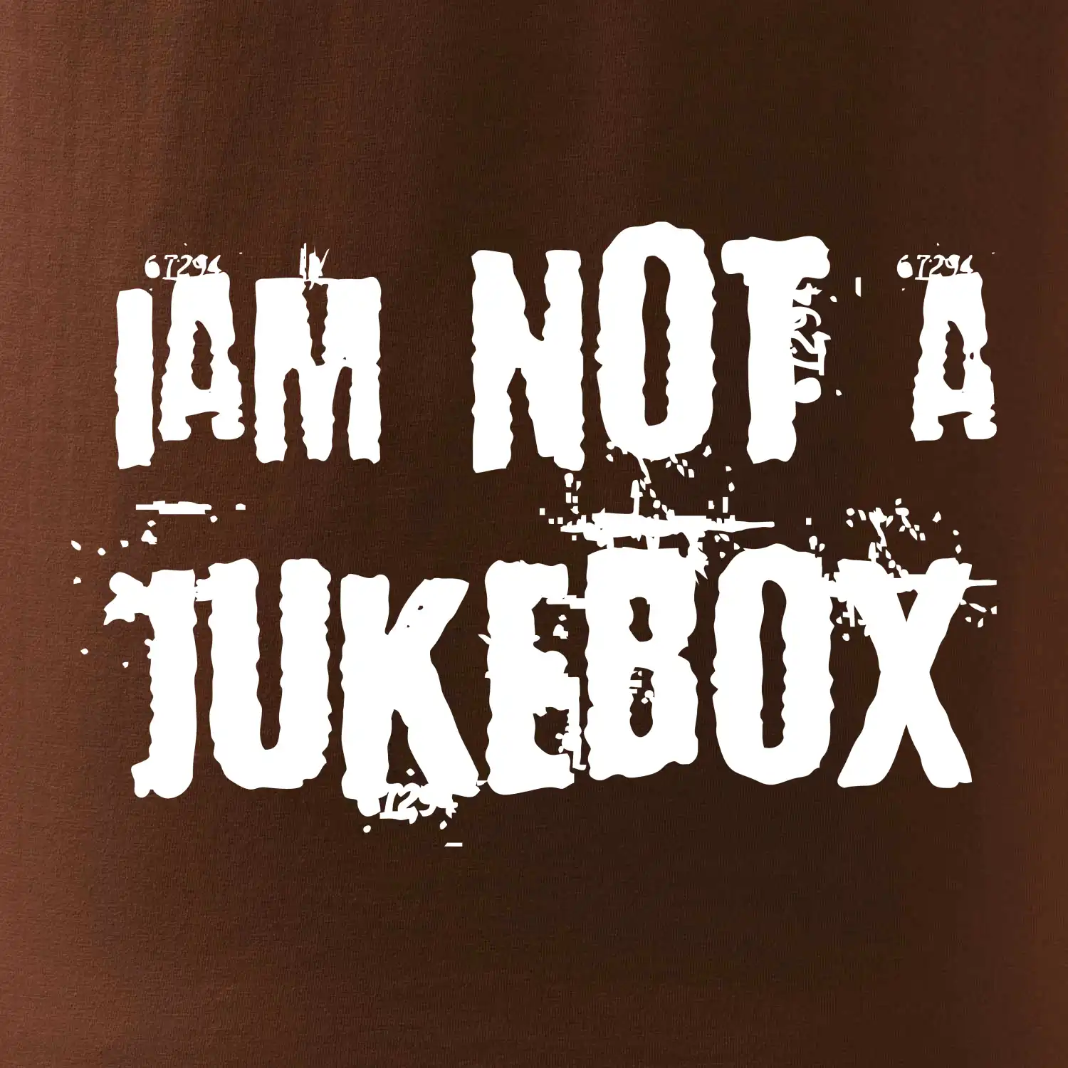 Iam not a jukebox - na prsou