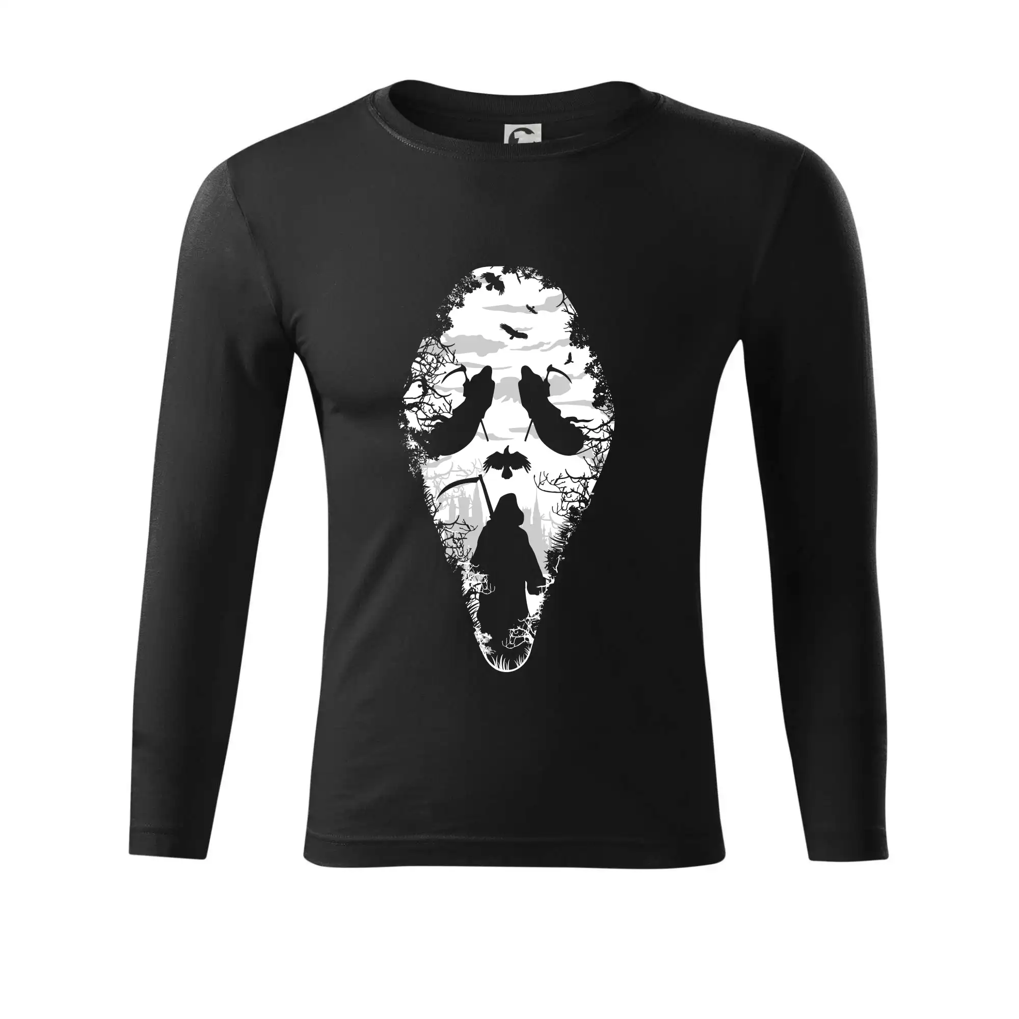 Grafické tričká - Reaper Scream mask - Tričko Progress s dlhým rukávom