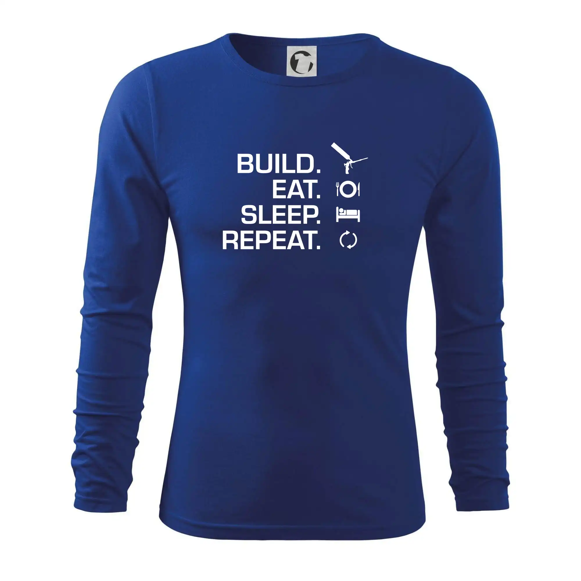 Build eat sleep repeat - montážní pěna