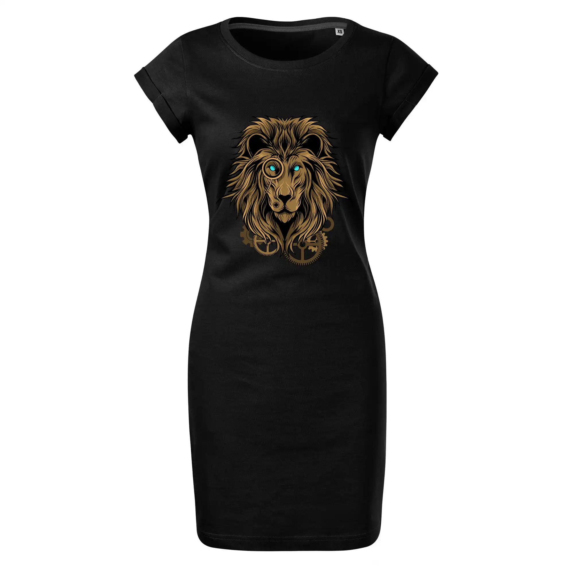 Steampunk lev zlatý