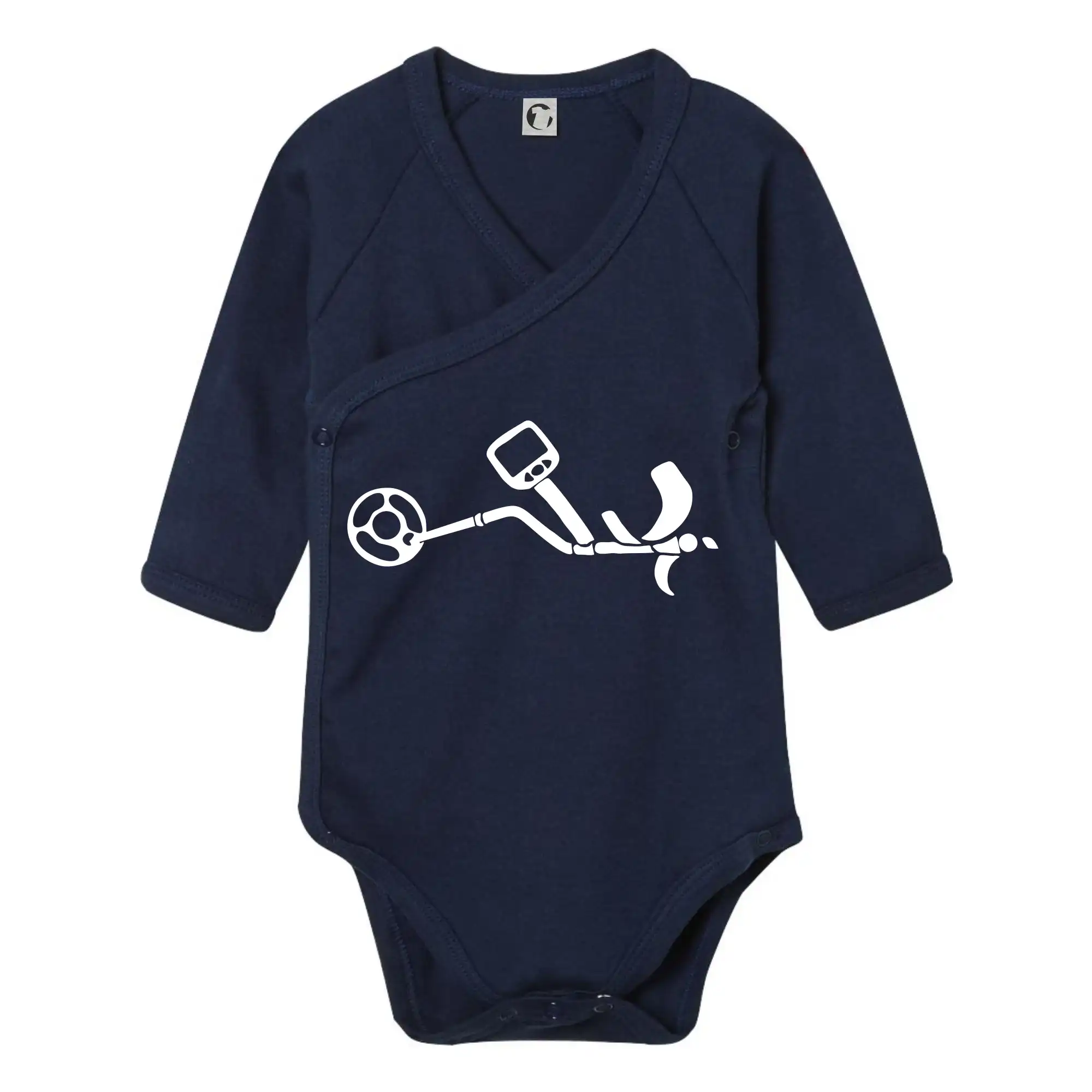 Detektor na hľadanie kovov - Body zavinovacie s dlhým rukávom