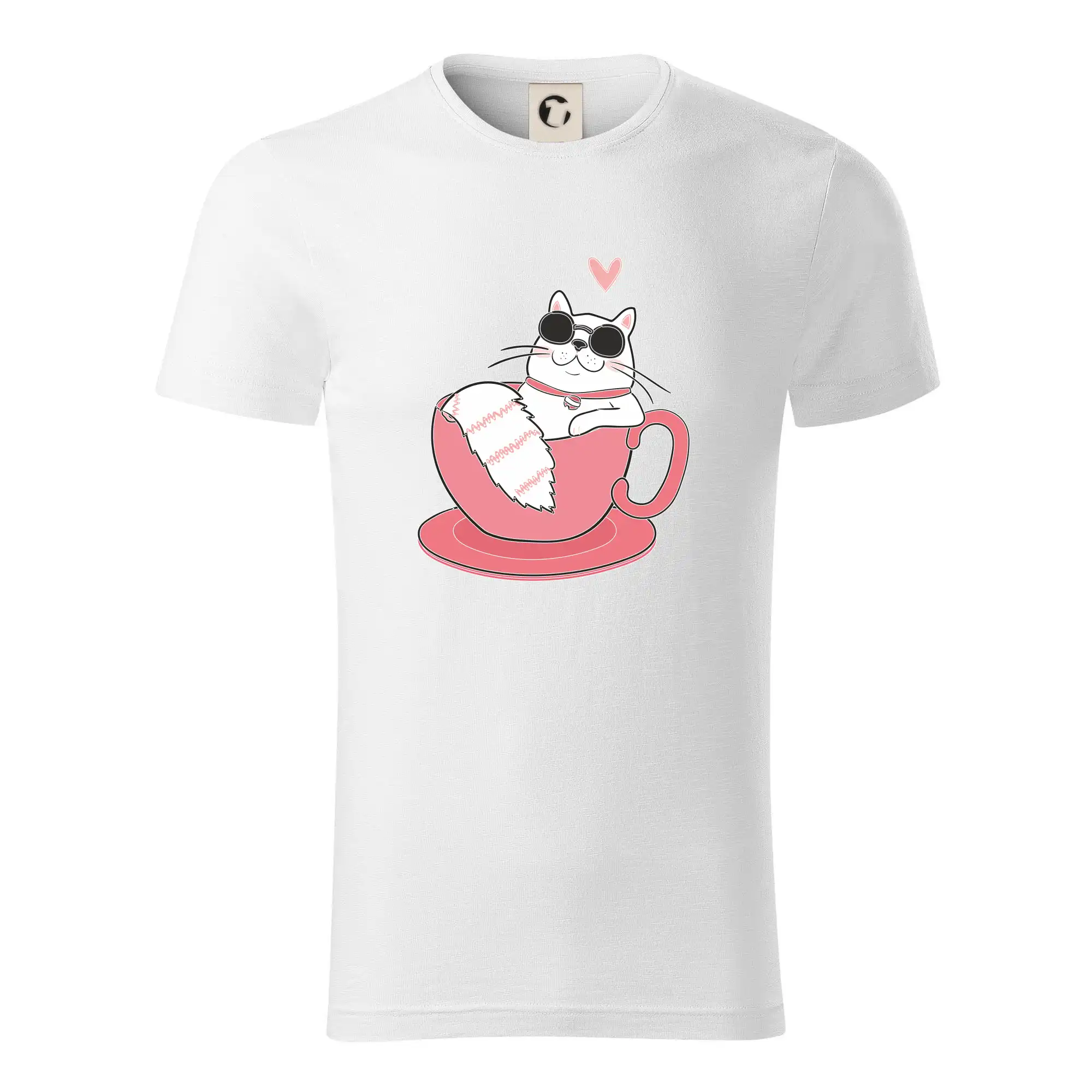 Hustá kočka v hrníčku