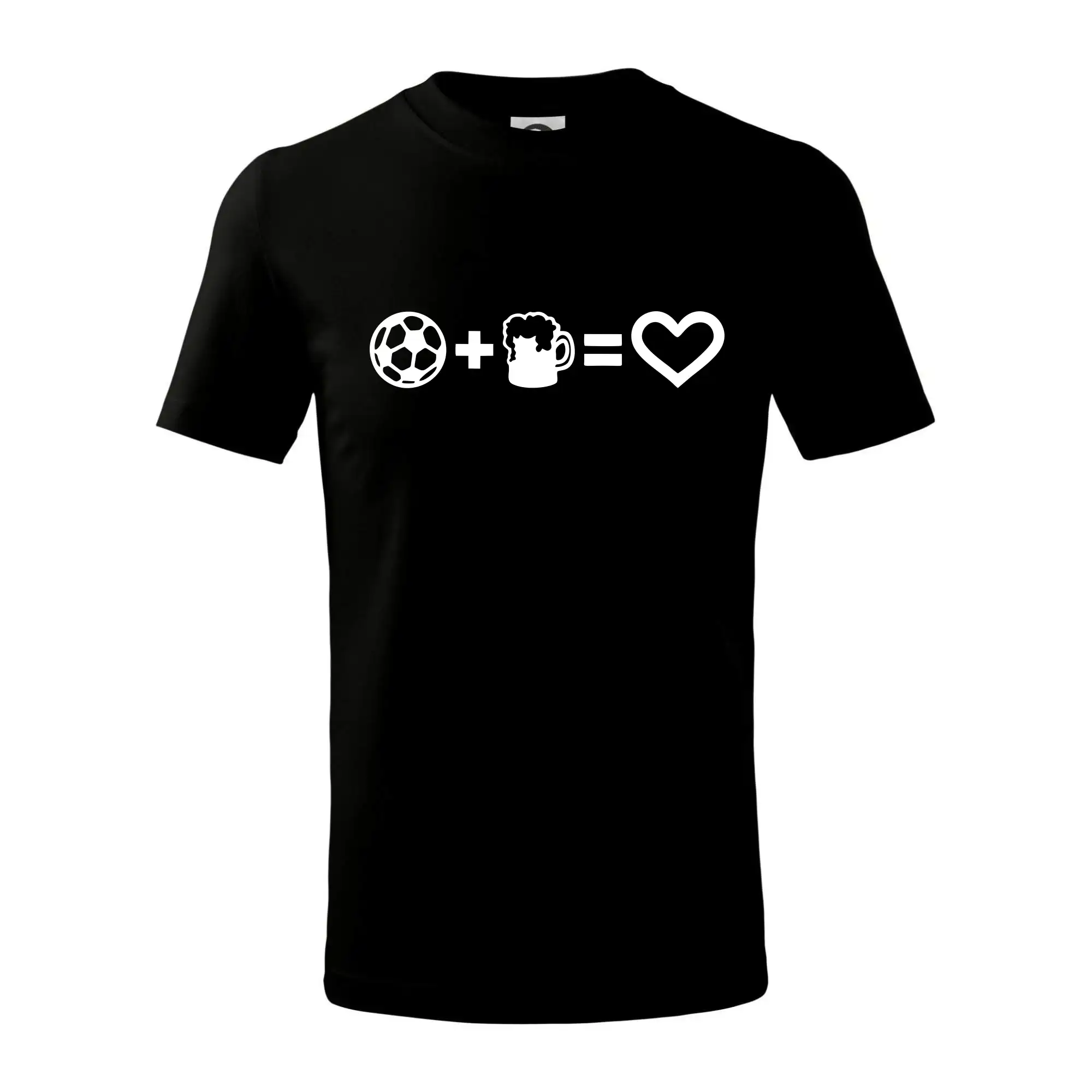 Tričká pre futbalistov - Lopta, pivo, srdce - Tričko detské bavlnené