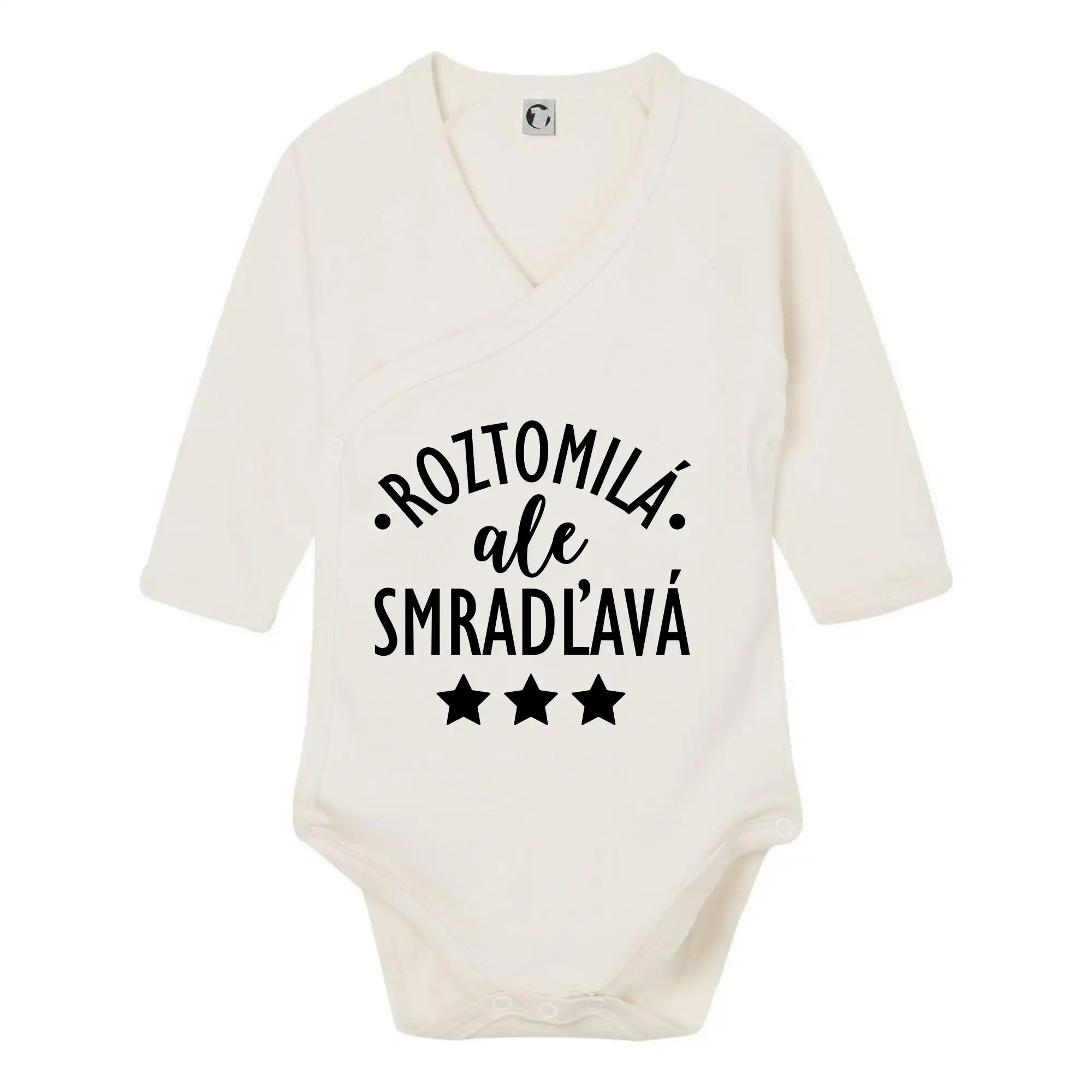 Roztomilá, ale smradľavá - Body zavinovacie s dlhým rukávom