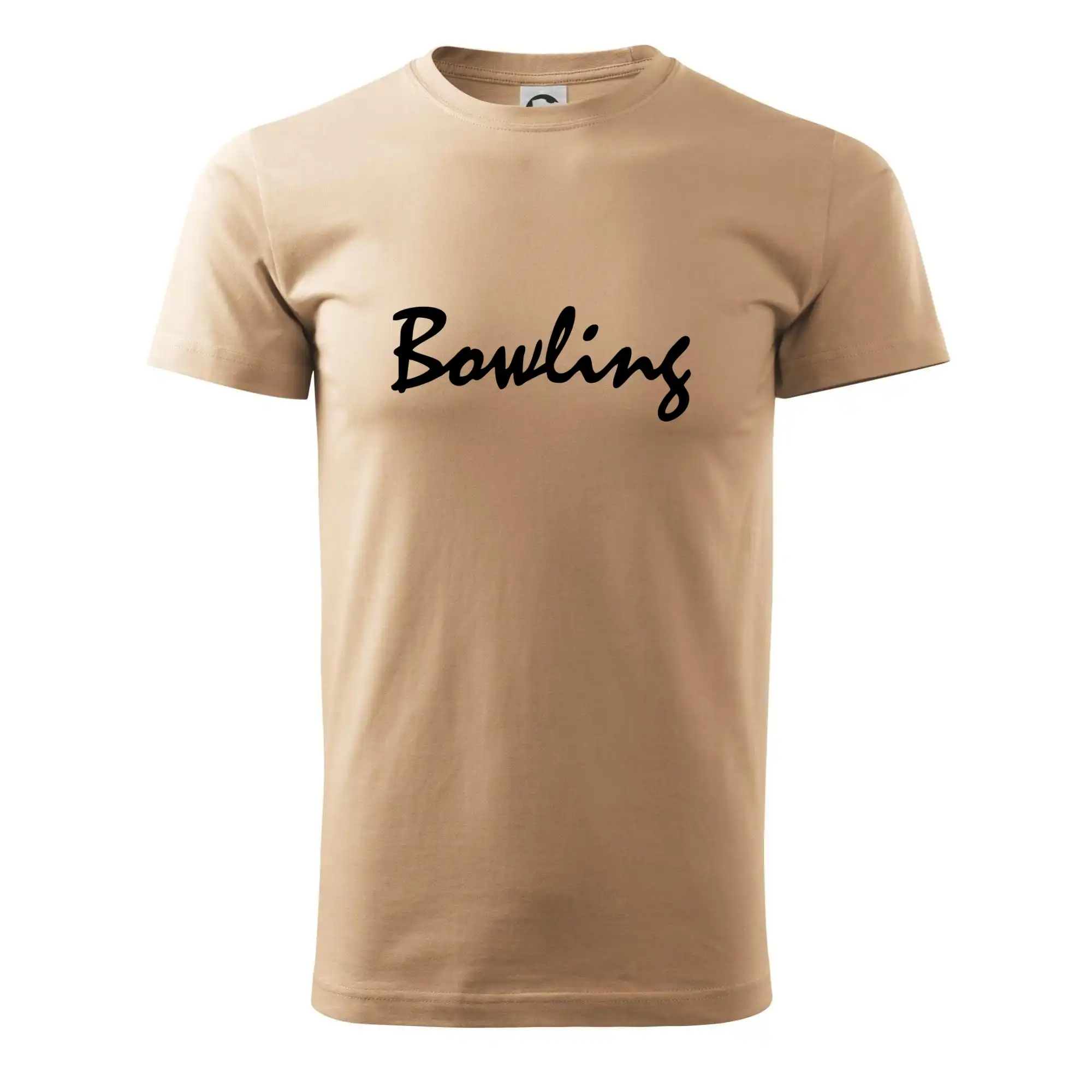 Tričká Bowling - Bowling nápis písacie - Pánske tričko nižšej gramáže