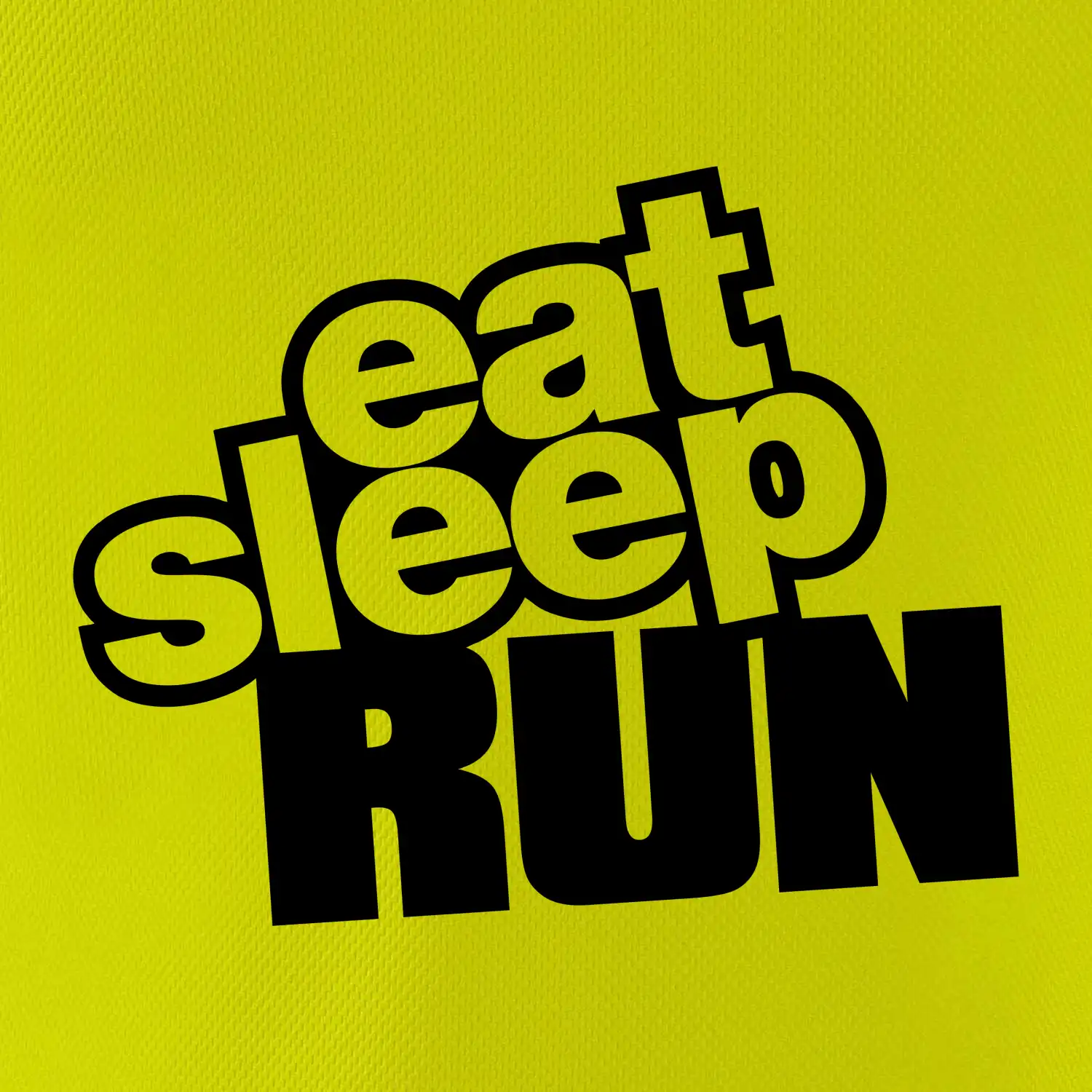 Eat sleep run velké