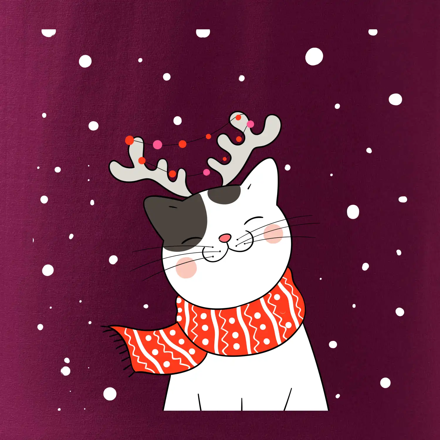 Kočka se sobími rohy