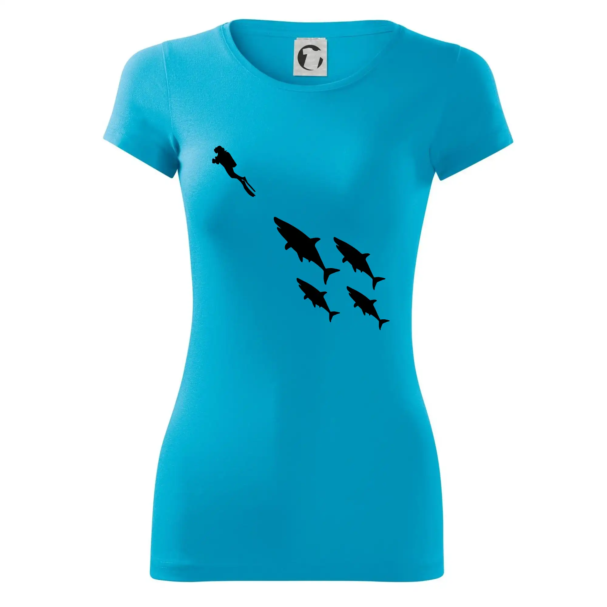 Potápač žraloky Potápač žraloky