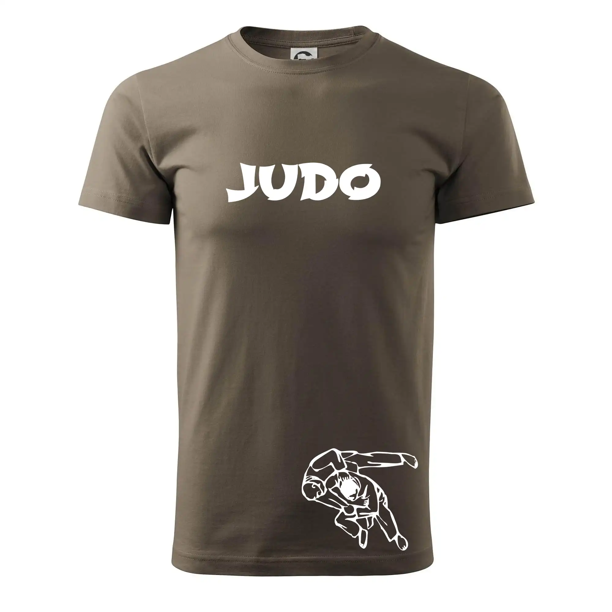 Tričká Judo - Judo nápis + postavy - Pánske tričko nižšej gramáže