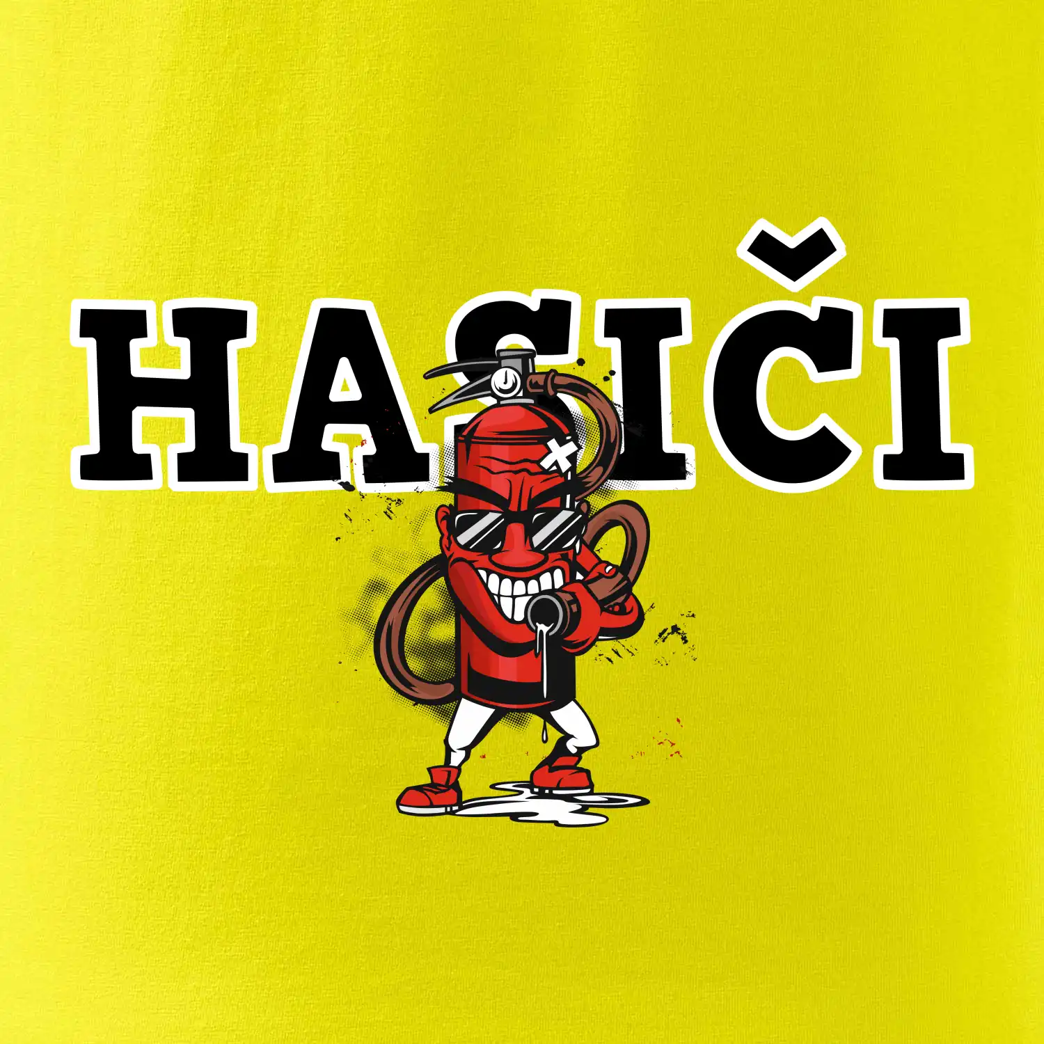 Hasiči hasící přístroj