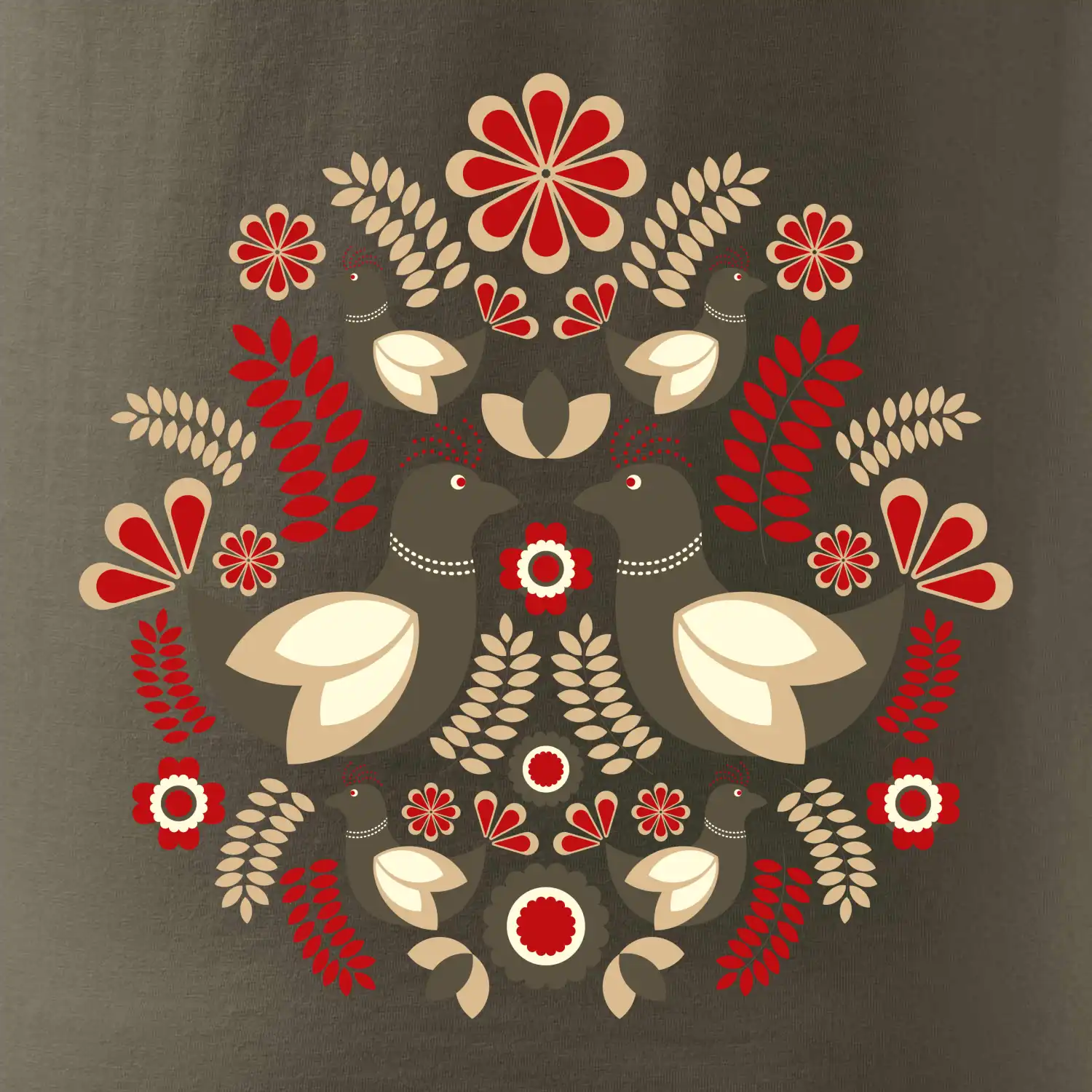 Folklór - hnědí ptáčci