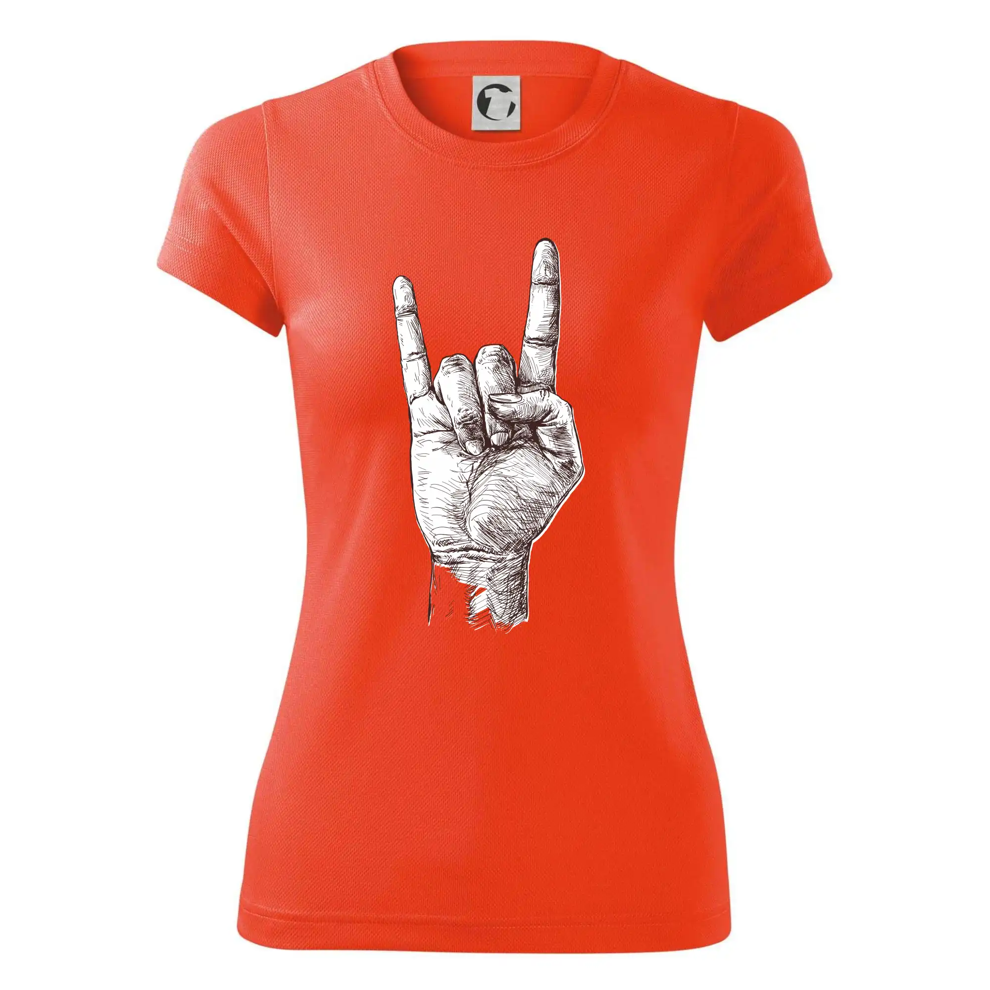 Rocková ruka kreslená