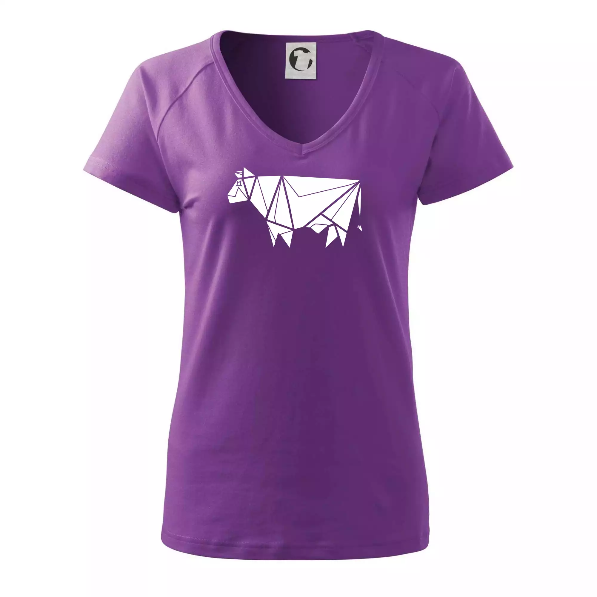 Origami kráva z boku