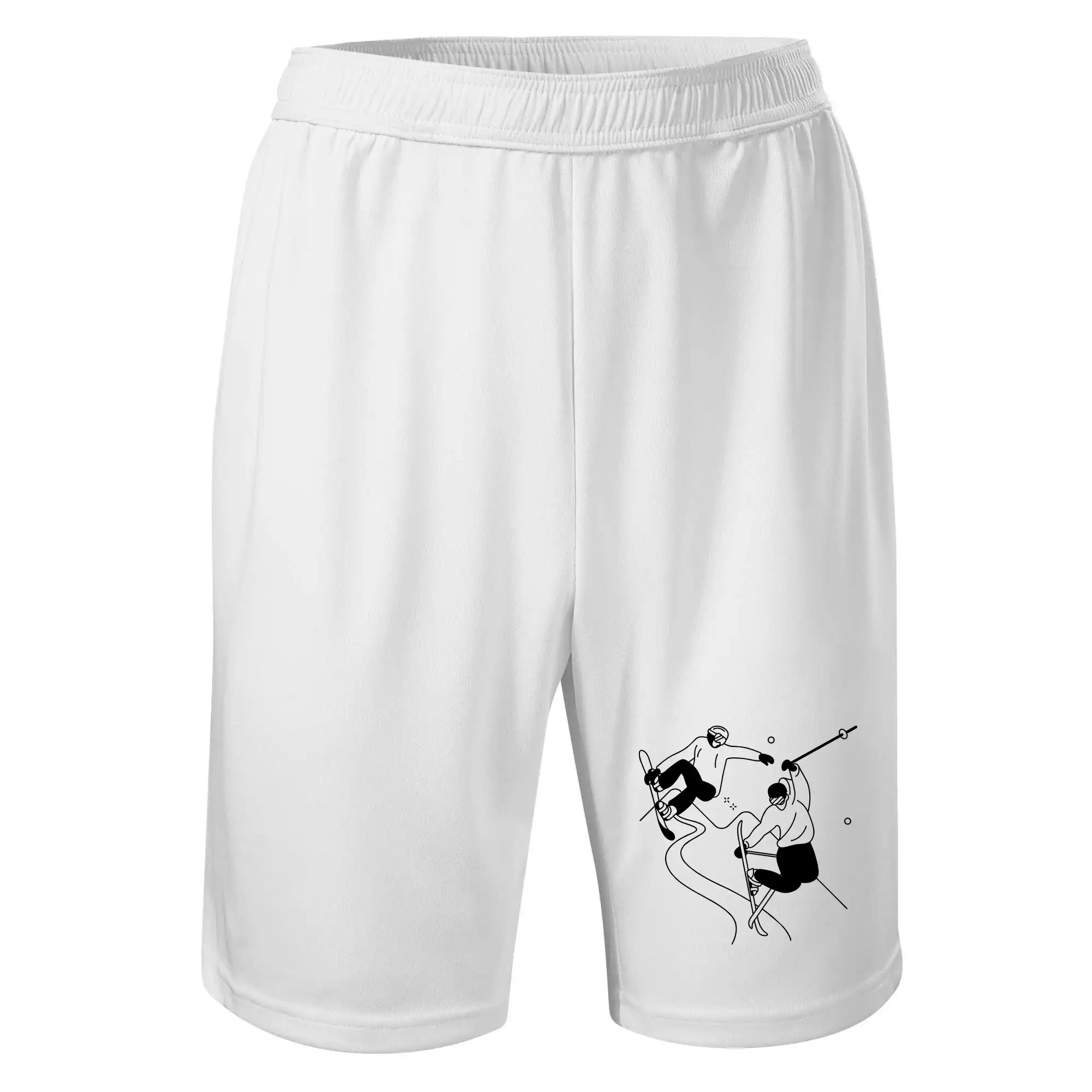 Lyžovaní - kresleny obrázek