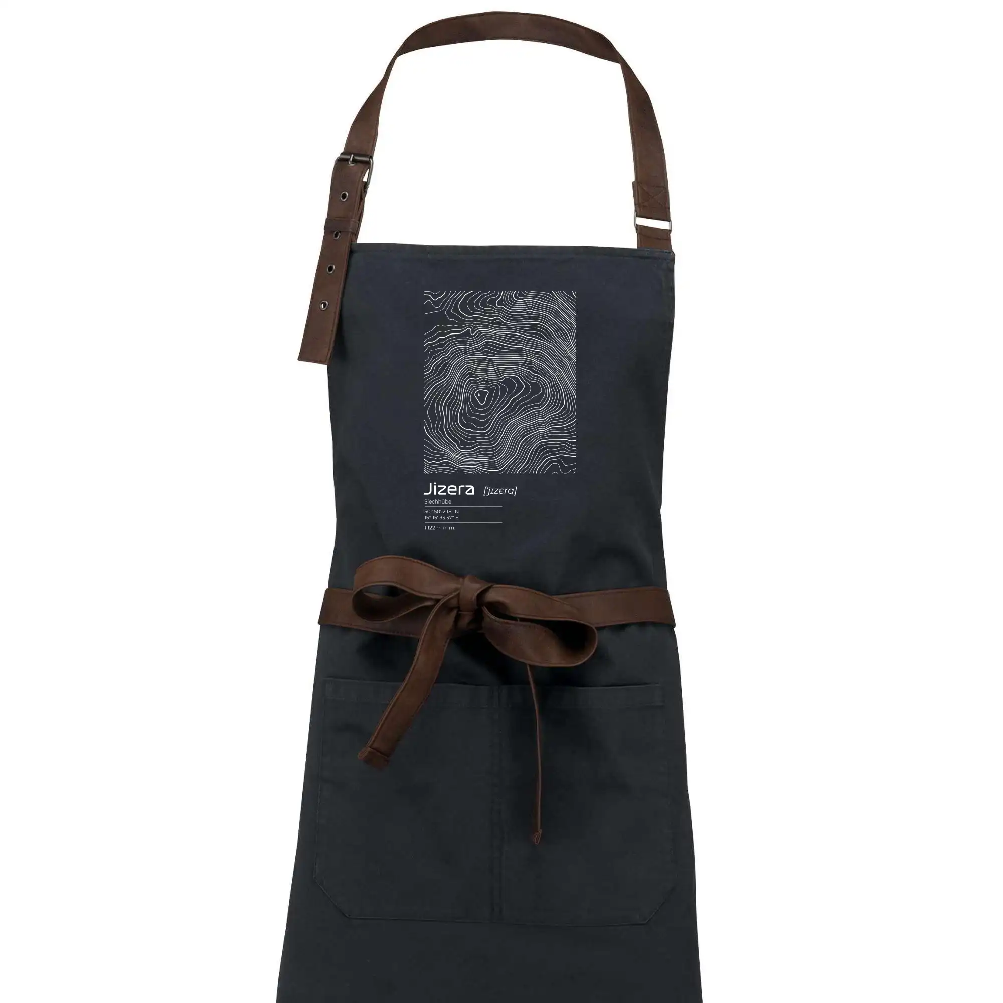 Jizera - vrstevnice v obdélníku