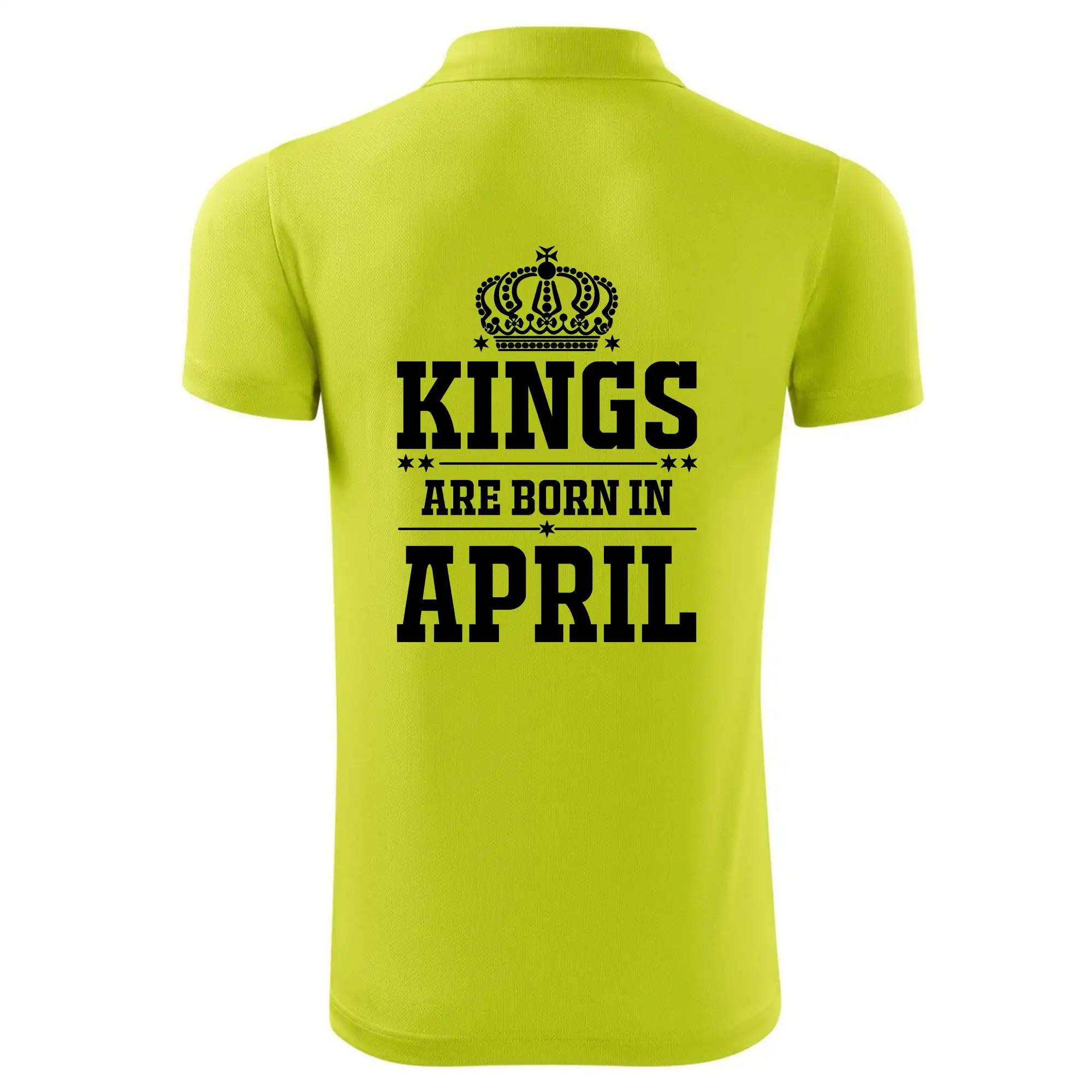 Tričká pre narodených v apríli - Kings are born in April - Polokošeľa Victory (športové)
