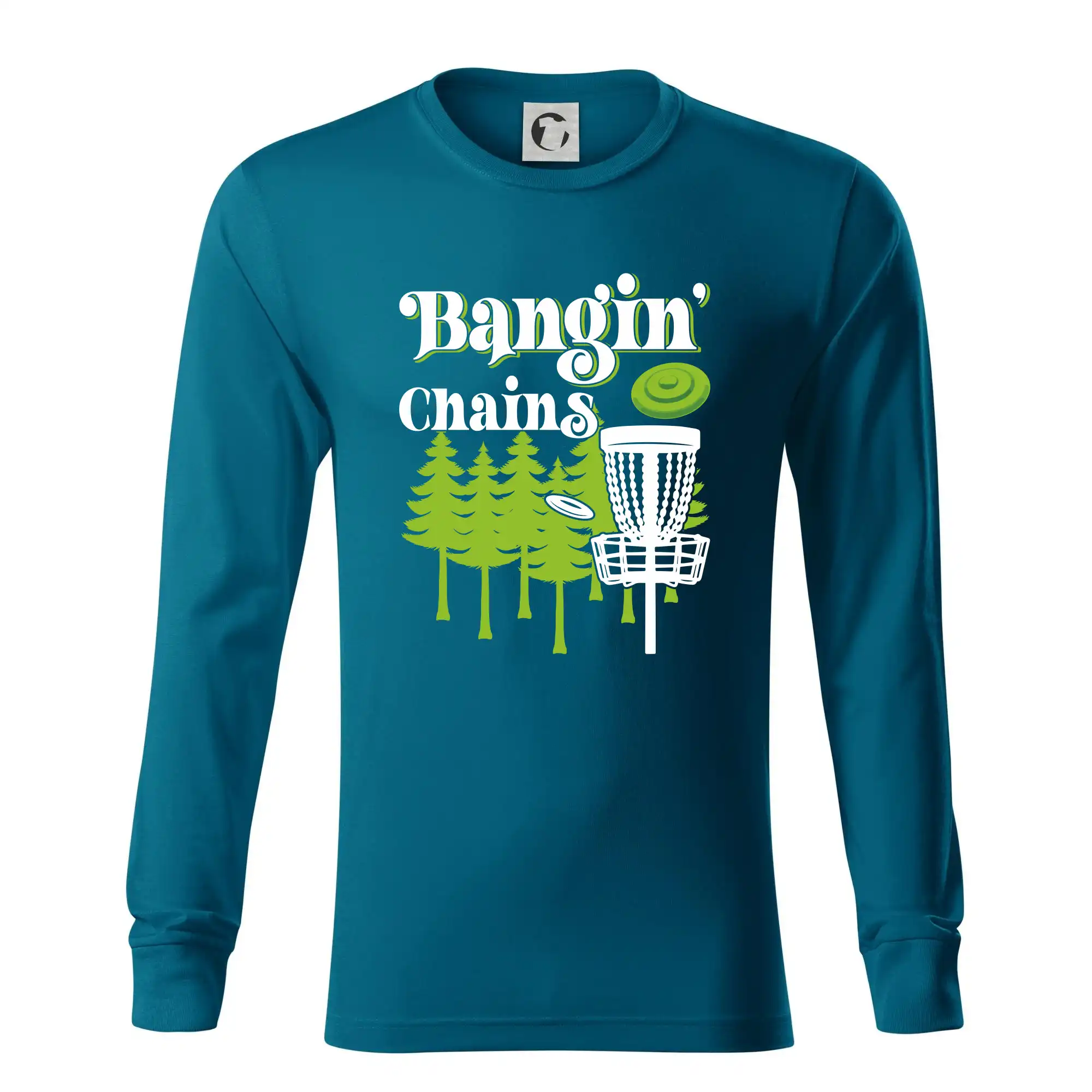 Bangin chains disc golf - Tričko s dlhým rukávom LS R05