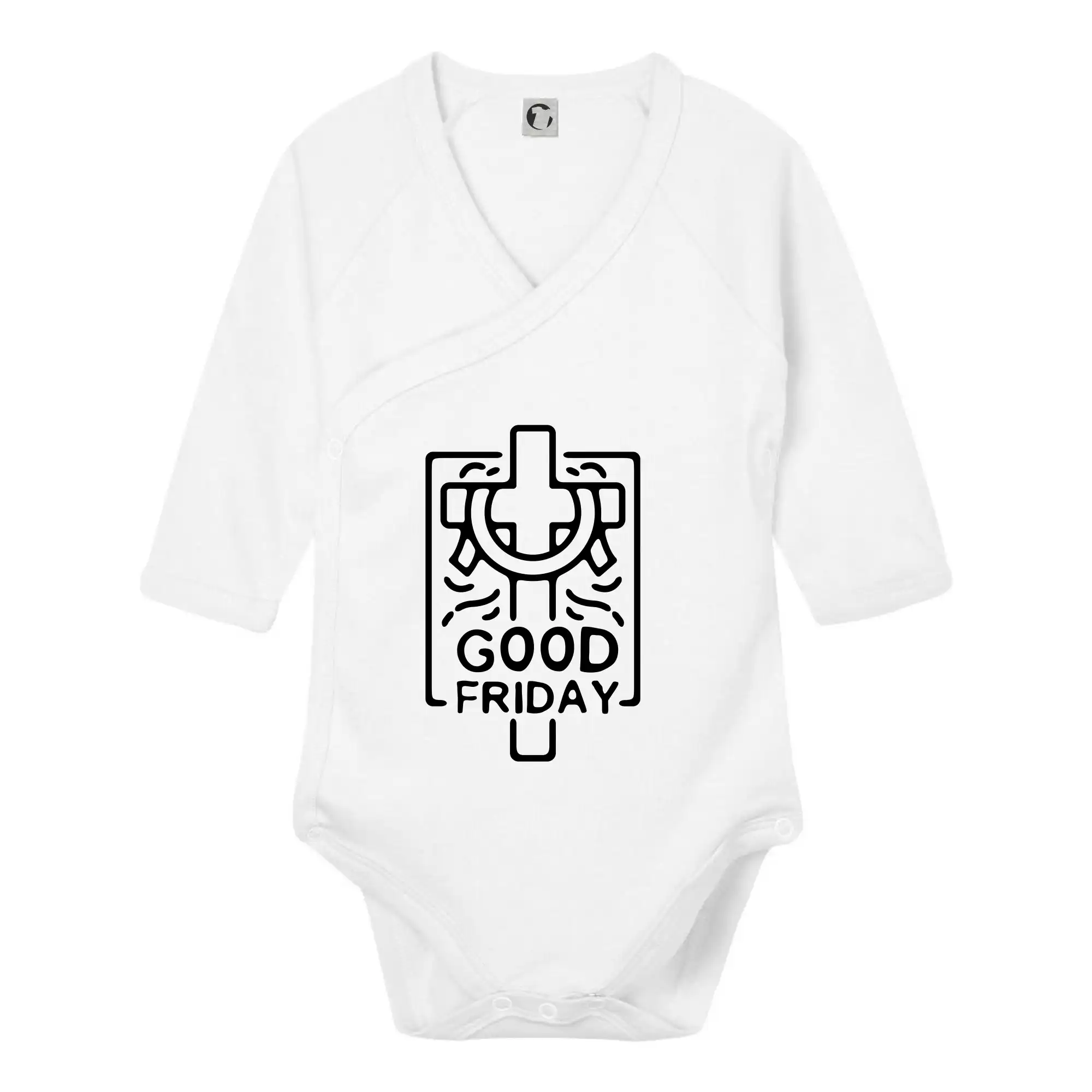 Good friday - Body zavinovacie s dlhým rukávom